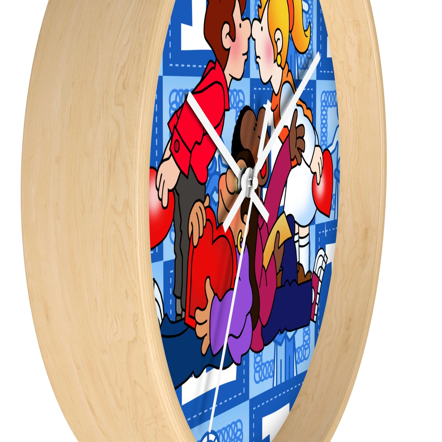 The Bible as Simple as ABC L Wall Clock
