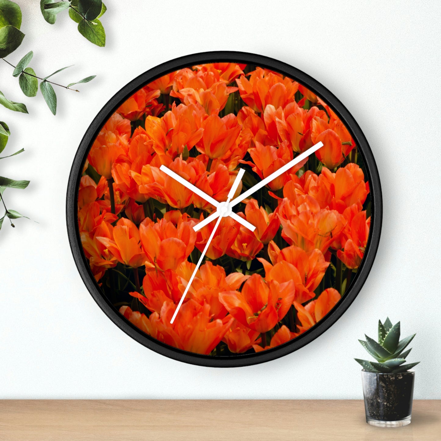 Flowers 03 Wall Clock