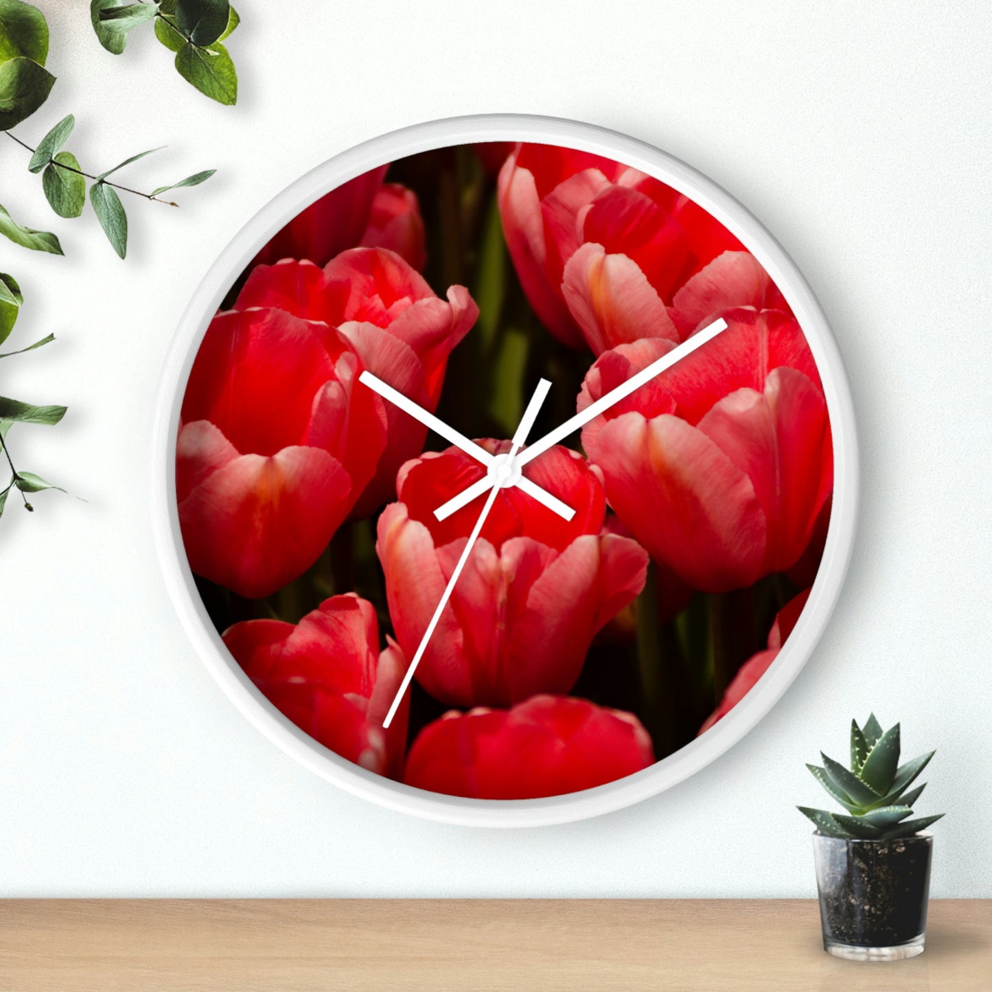 Flowers 09 Wall Clock