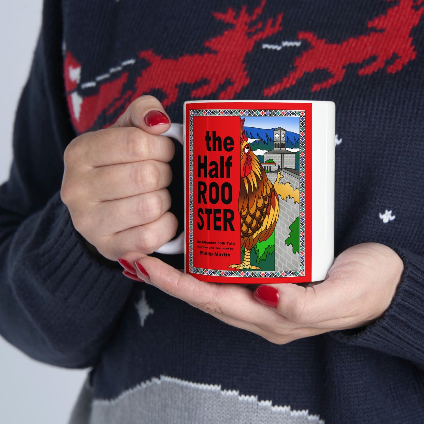The Half Rooster Ceramic Mug 11oz