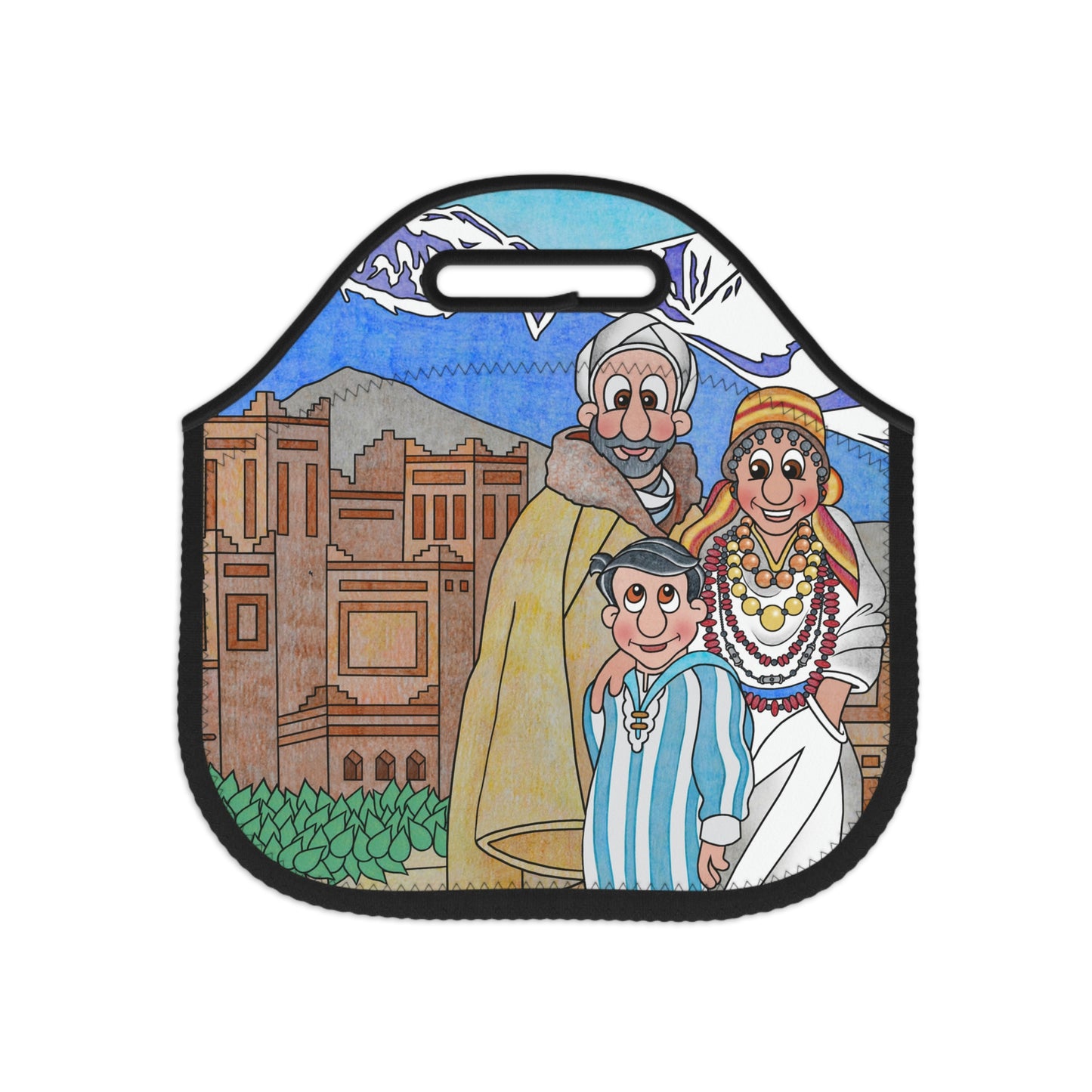 The Stone at the Door Neoprene Lunch Bag