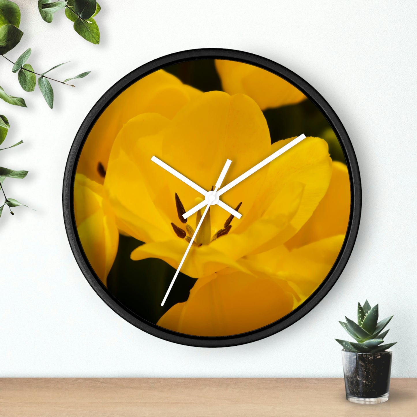 Flowers 16 Wall Clock