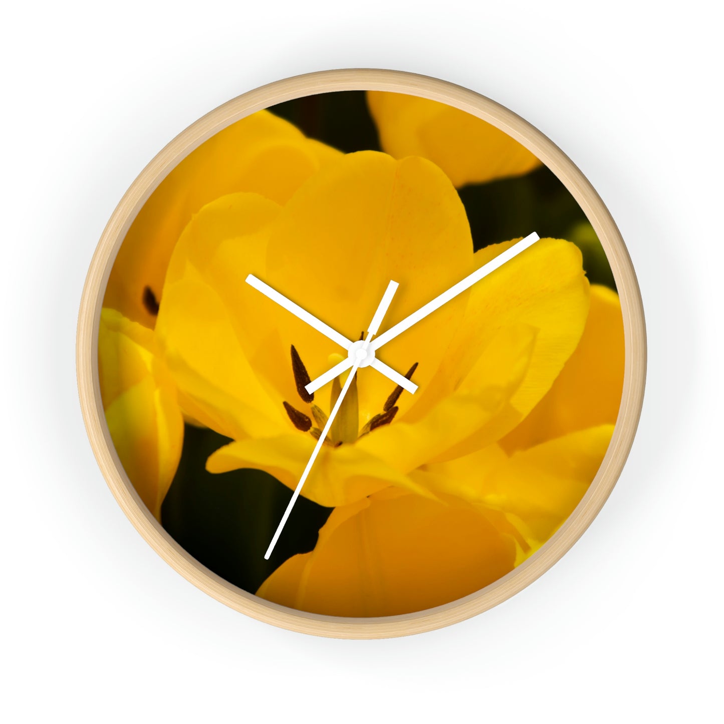 Flowers 16 Wall Clock