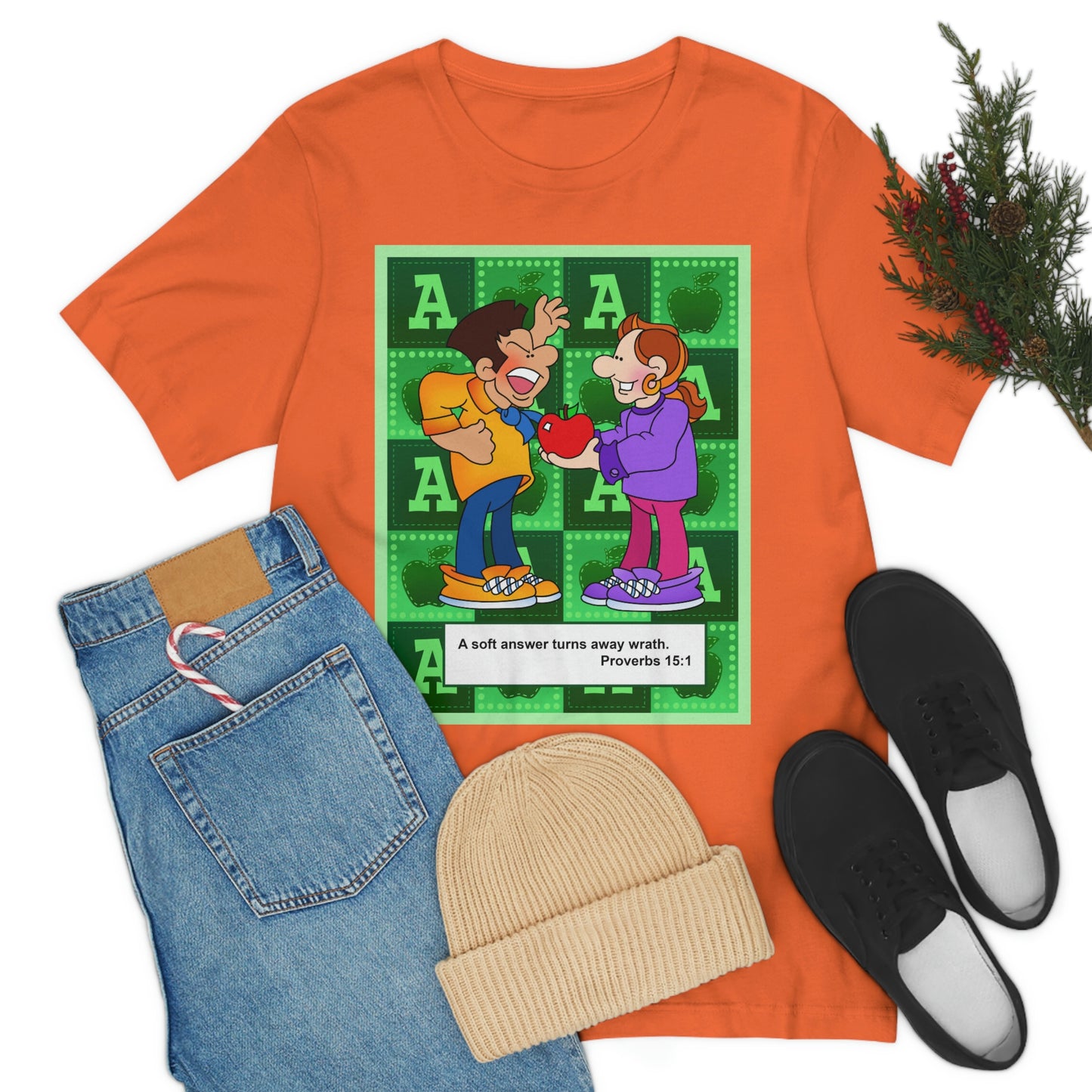 The Bible as Simple as ABC A Unisex Jersey Short Sleeve Tee