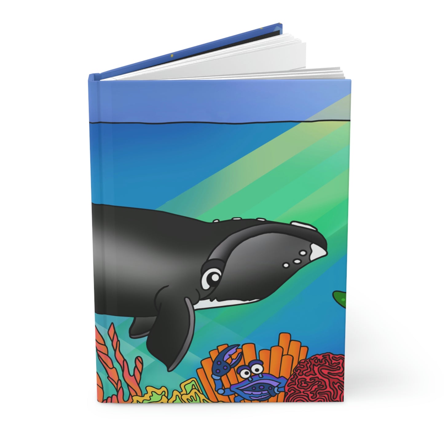 Gray Whale Hardcover Journal Matte