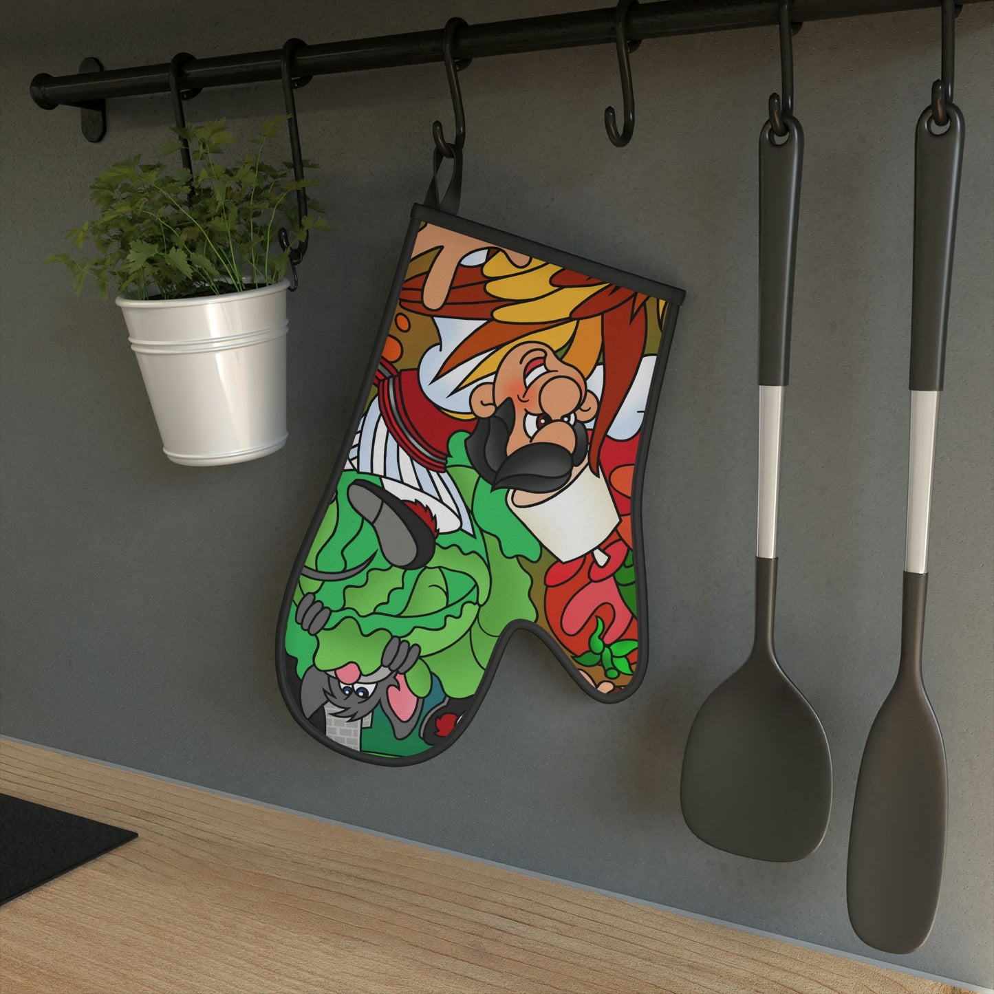 The Half Rooster! Oven Glove