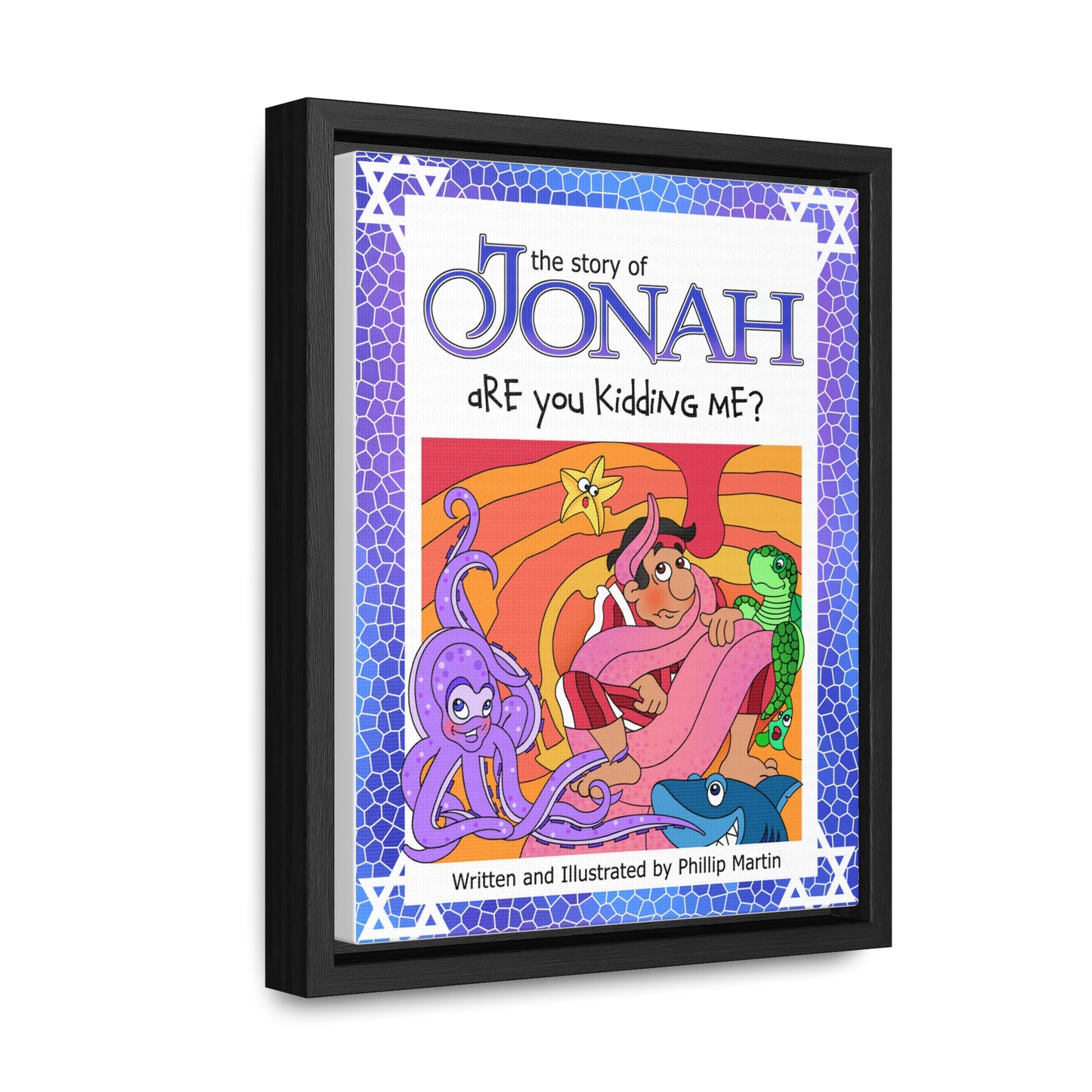The Story of Jonah Gallery Canvas Wraps, Vertical Frame