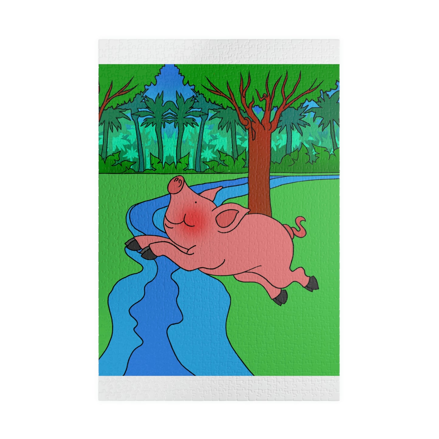 Anansi and the Market Pig! Puzzle (110, 252, 500, 1014-piece)