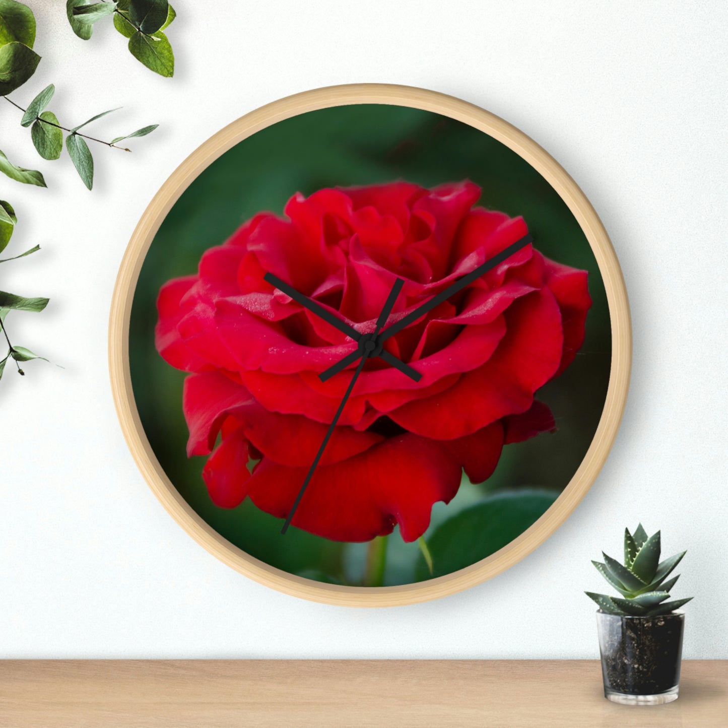 Flowers 14 Wall Clock