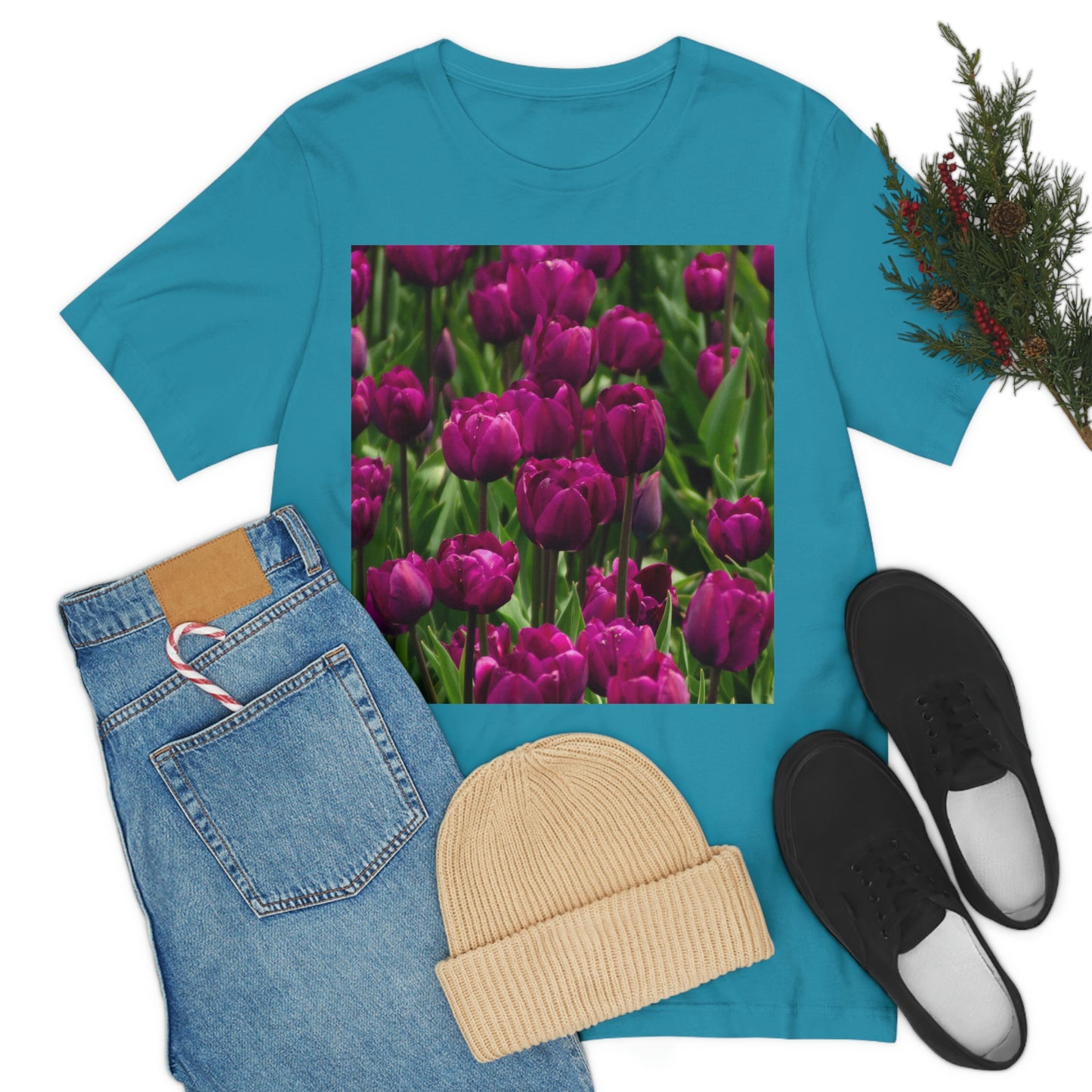 Flowers 20 Unisex Jersey Short Sleeve Tee