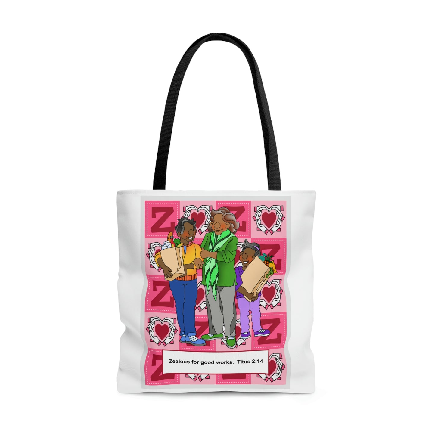 The Bible as Simple as ABC Z AOP Tote Bag