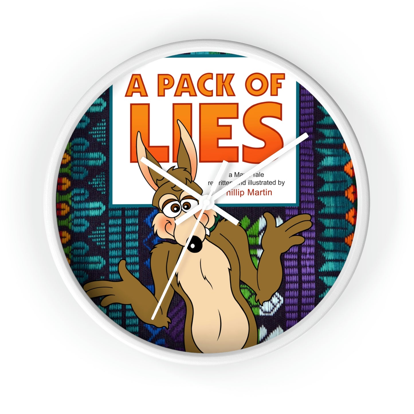 A Pack of Lies Wall clock