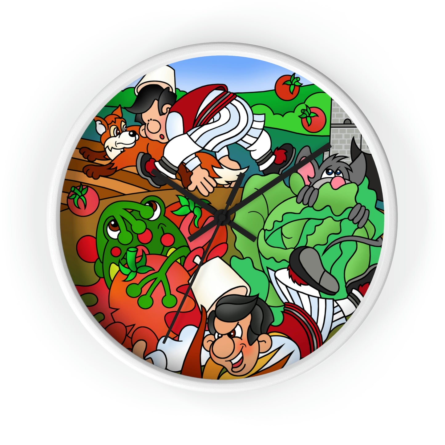 The Half Rooster! Wall clock