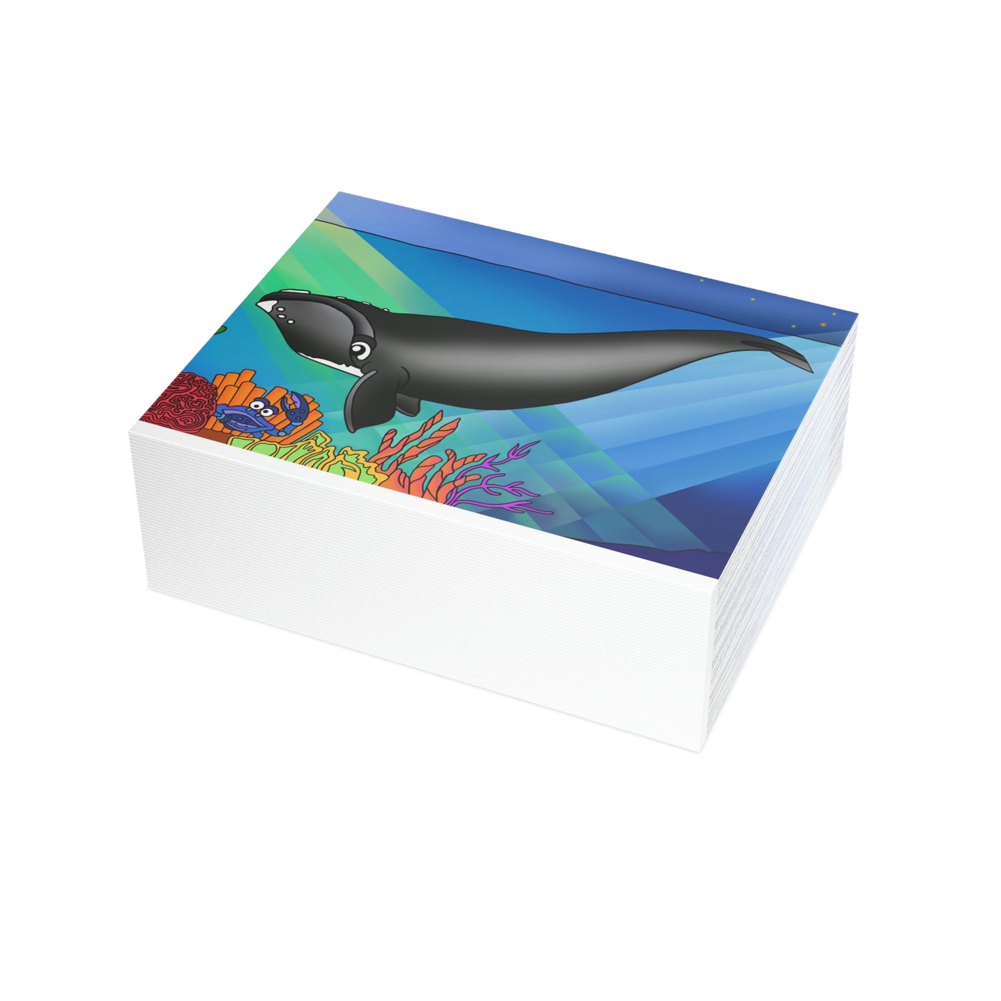 Gray Whale Greeting Card Bundles (envelopes not included)