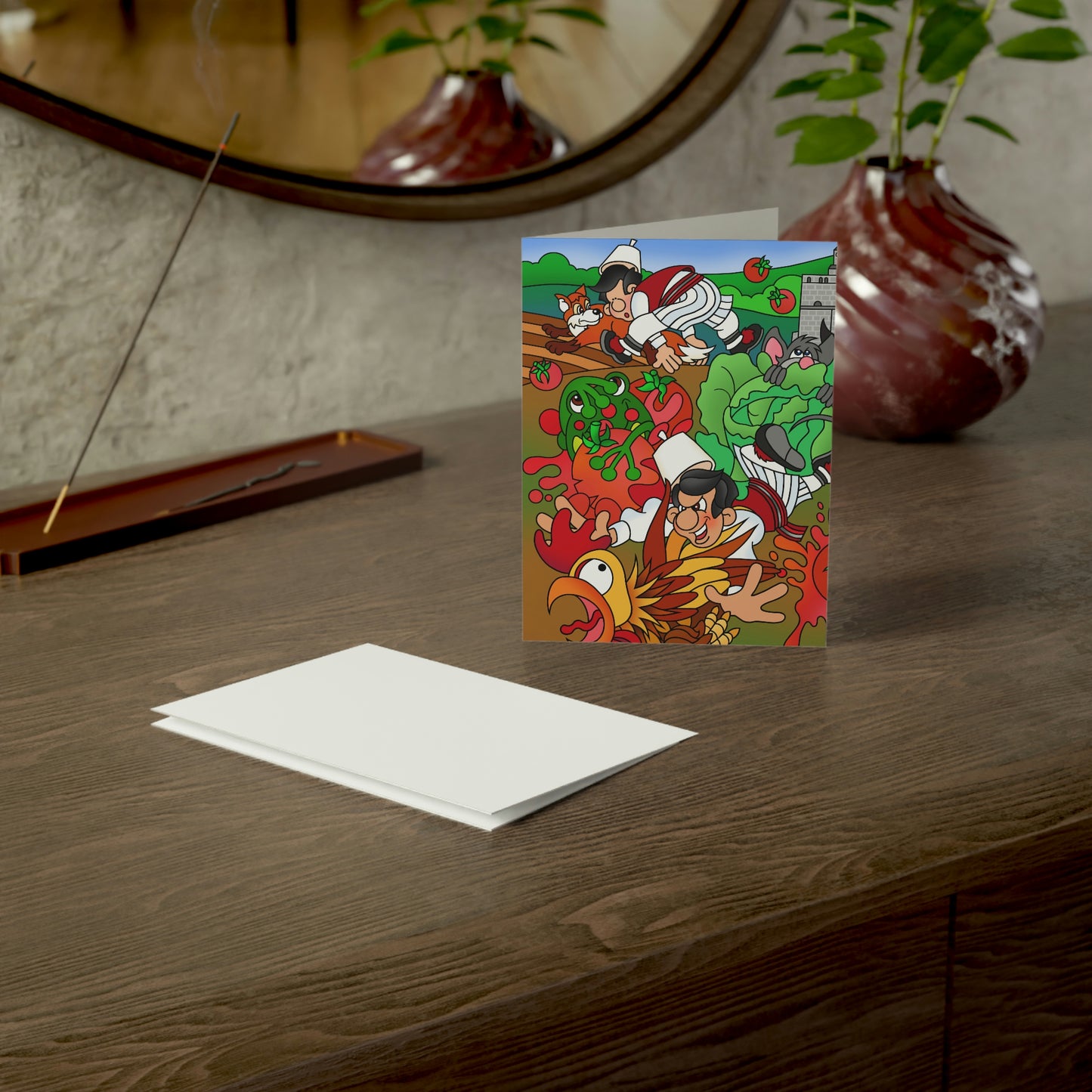 The Half Rooster! Greeting Cards (1, 10, 30, and 50pcs)