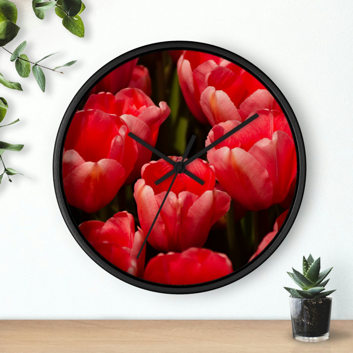 Flowers 09 Wall Clock