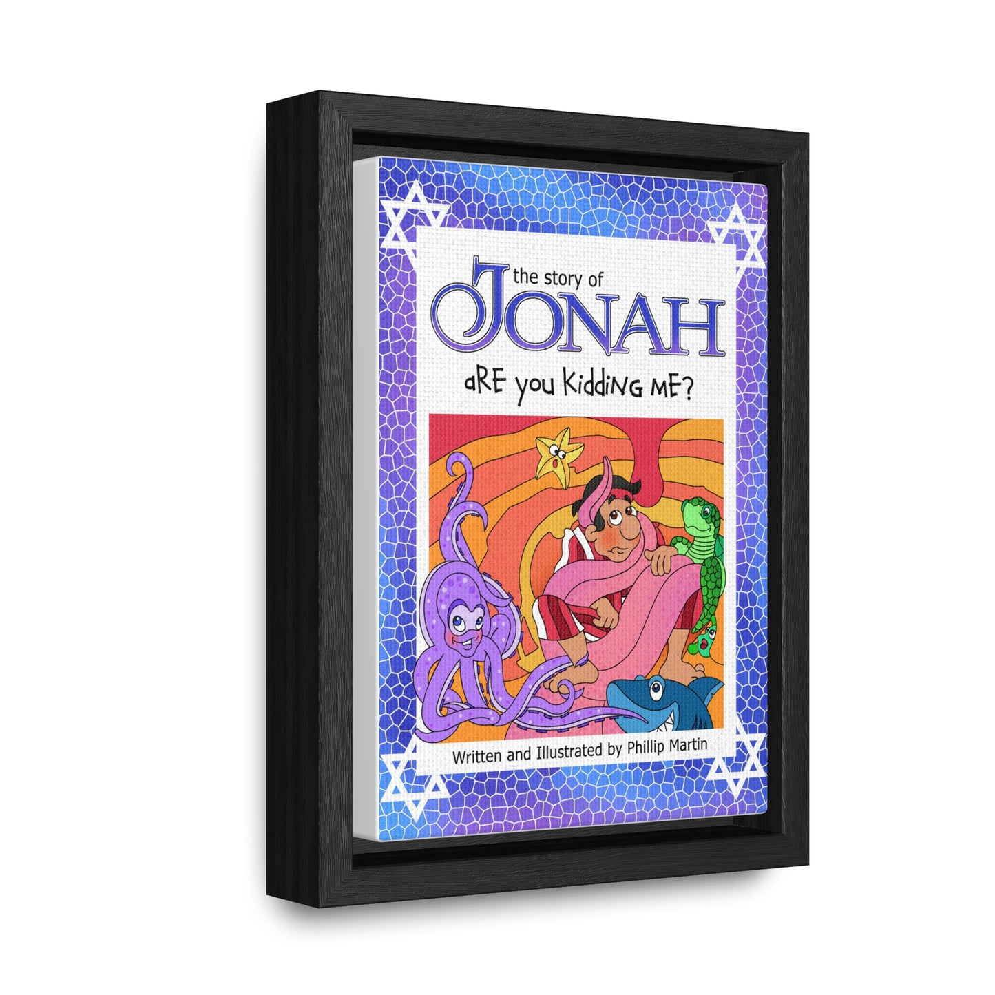 The Story of Jonah Gallery Canvas Wraps, Vertical Frame