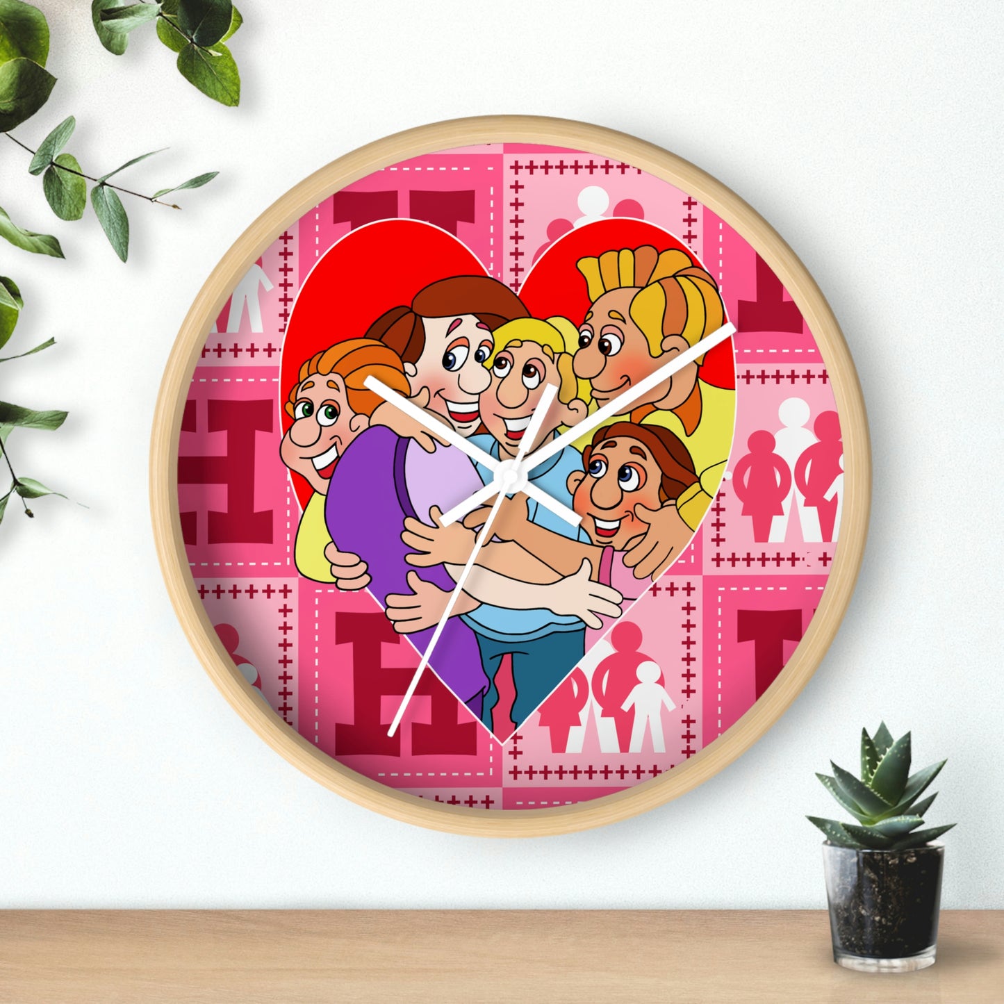 The Bible as Simple as ABC H Wall Clock