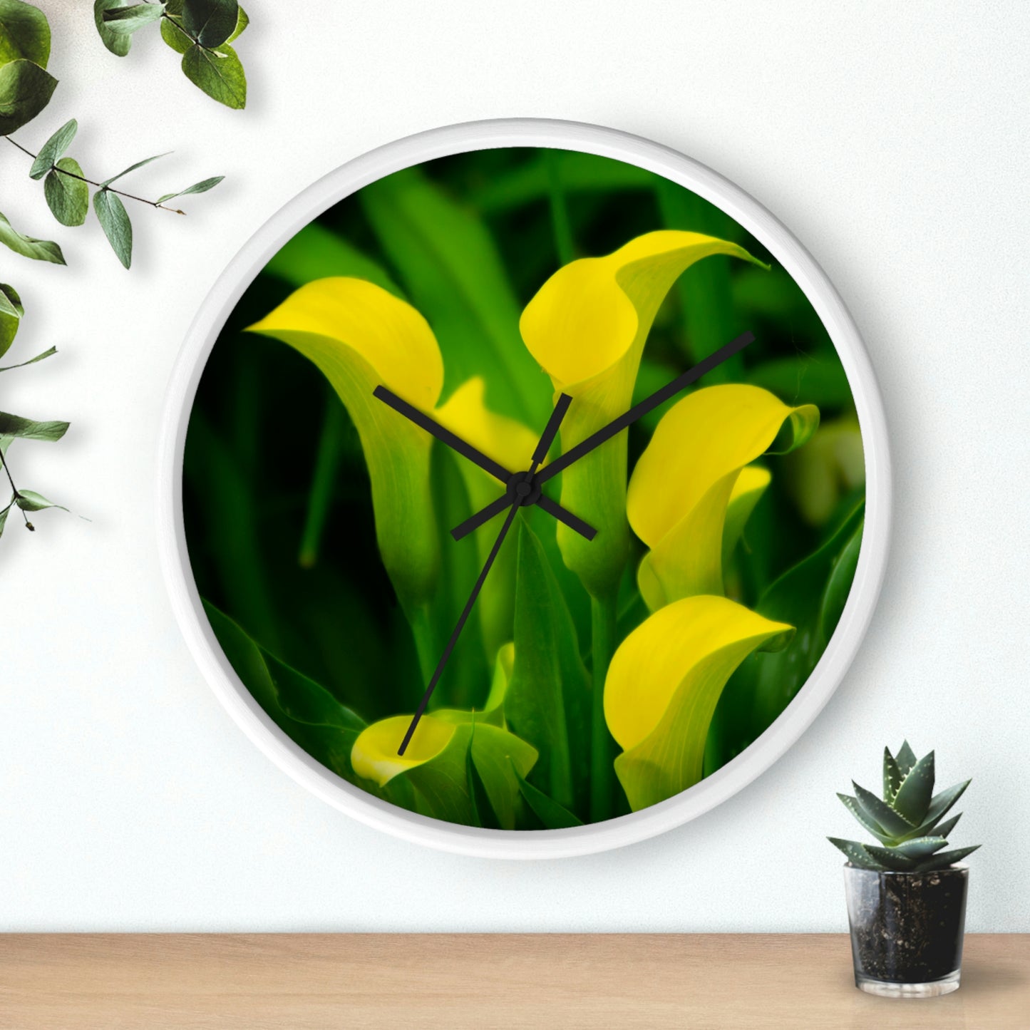 Flowers 32 Wall Clock