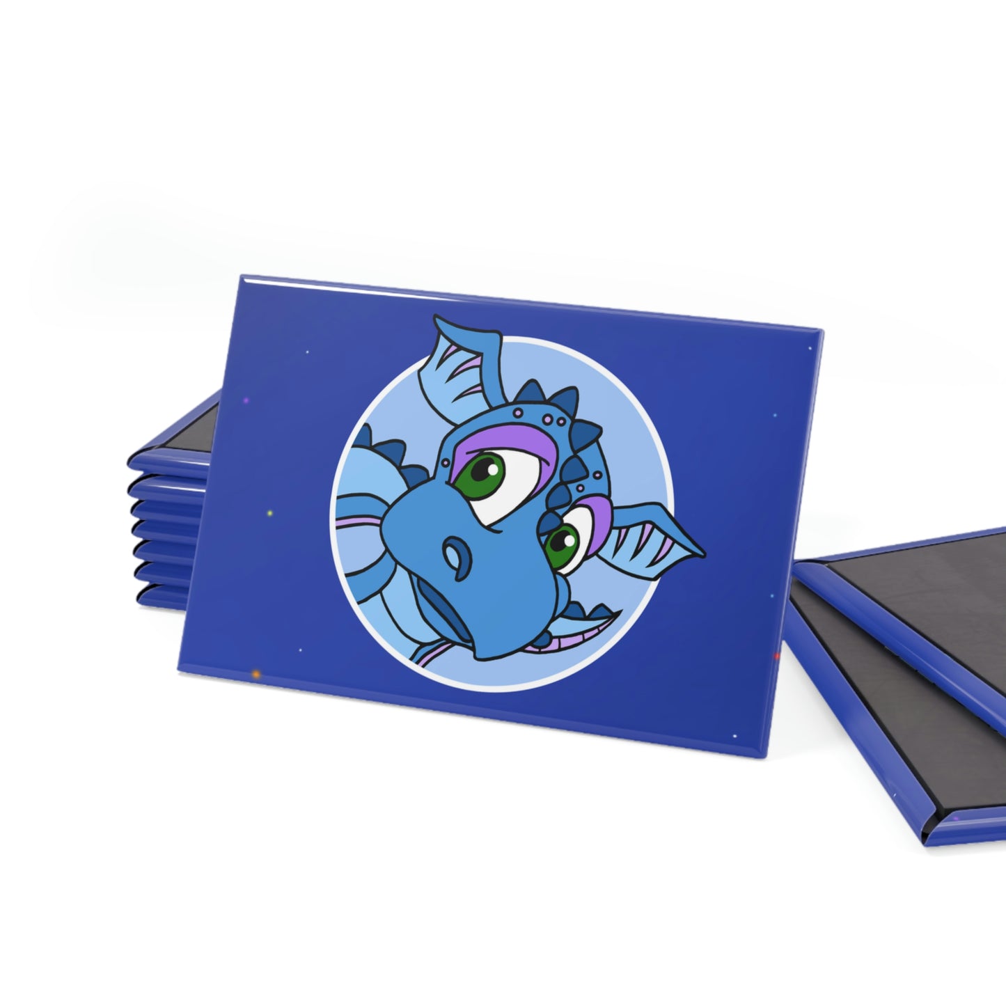 Triple Gratitude with Assorted Monsters! Button Magnet, Rectangle (1 & 10 pcs)