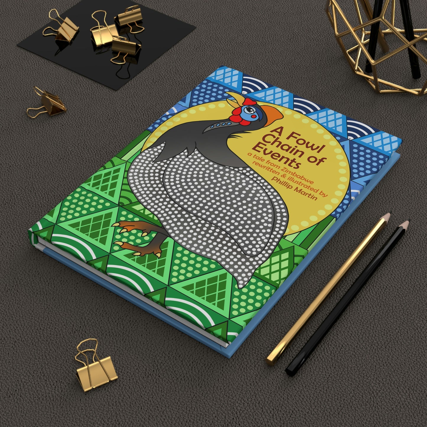 A Fowl Chain of Events Hardcover Journal Matte