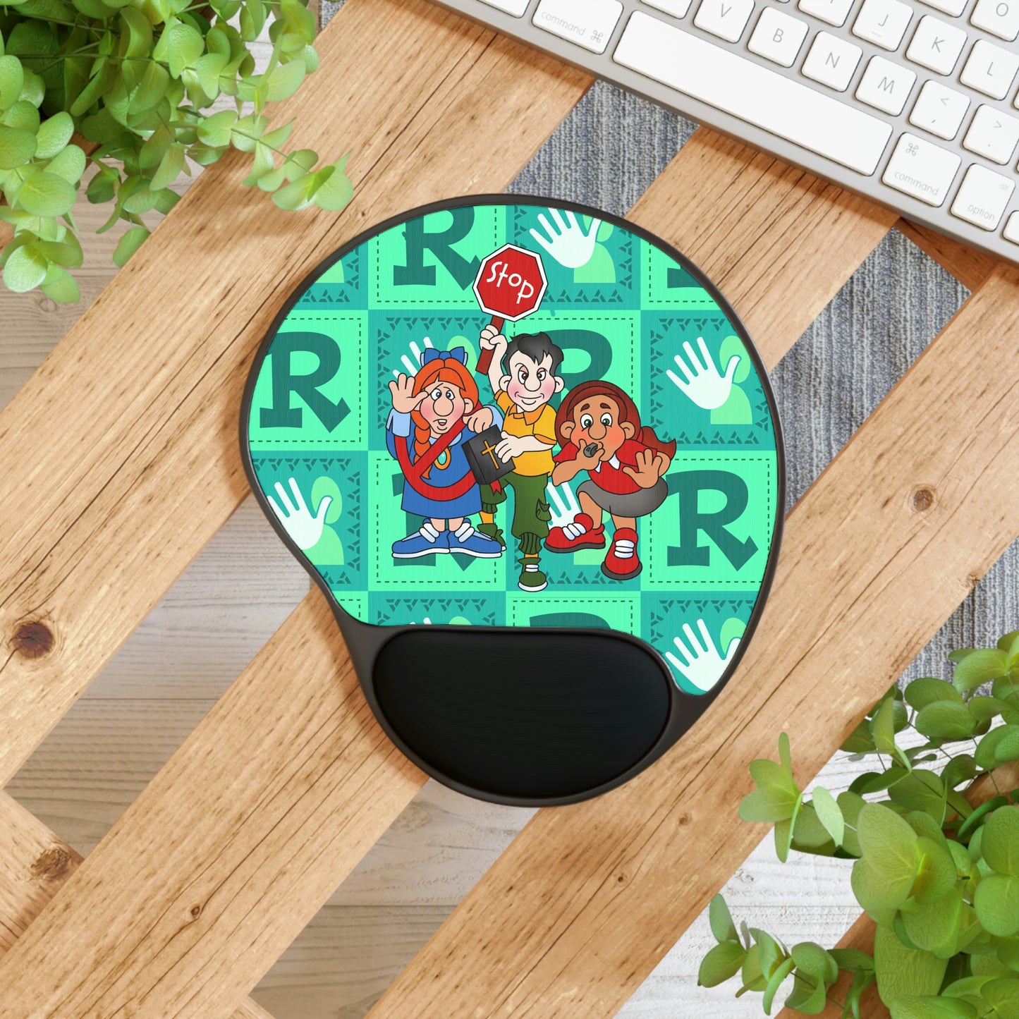 The Bible as Simple as ABC R Mouse Pad With Wrist Rest