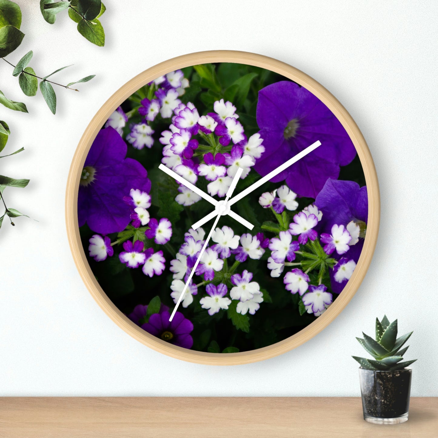 Flowers 04 Wall Clock