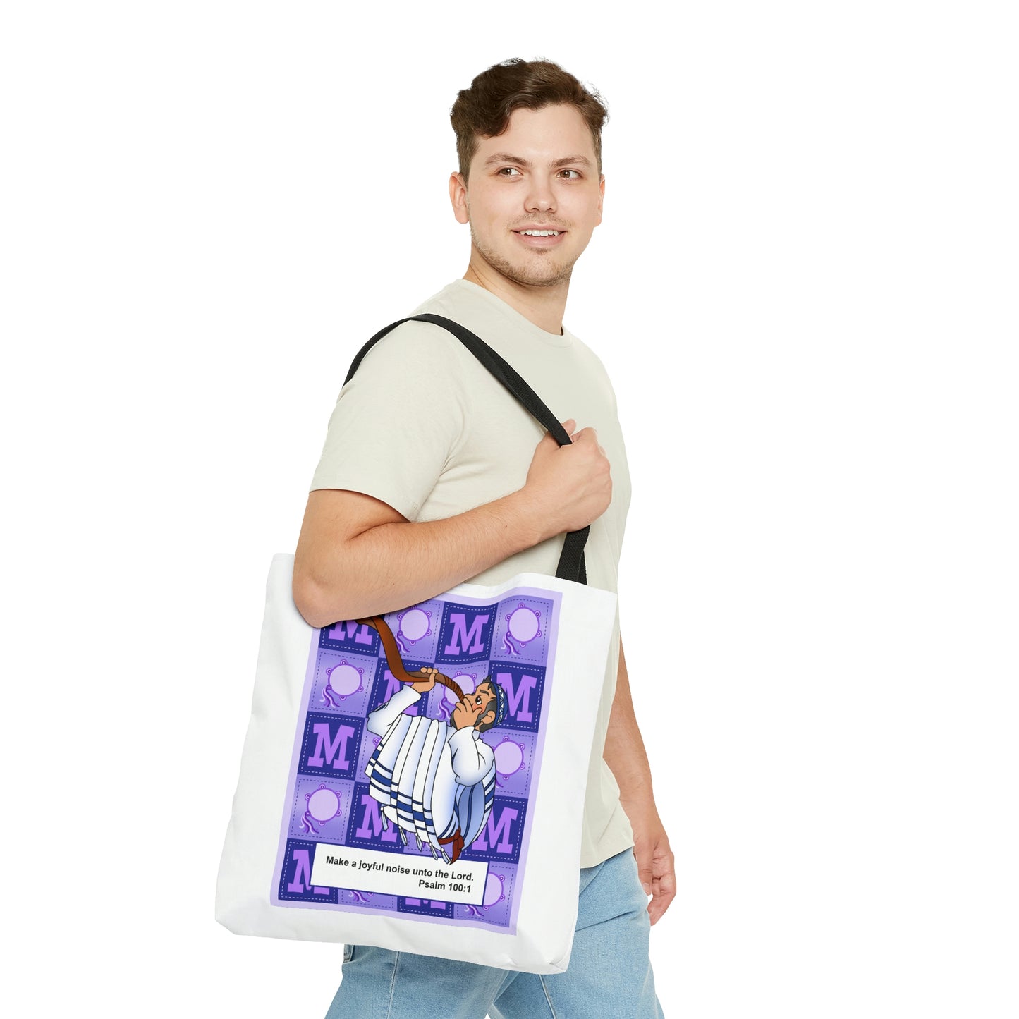 The Bible as Simple as ABC M AOP Tote Bag
