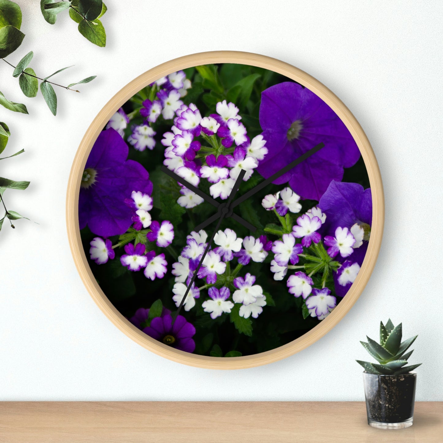 Flowers 04 Wall Clock