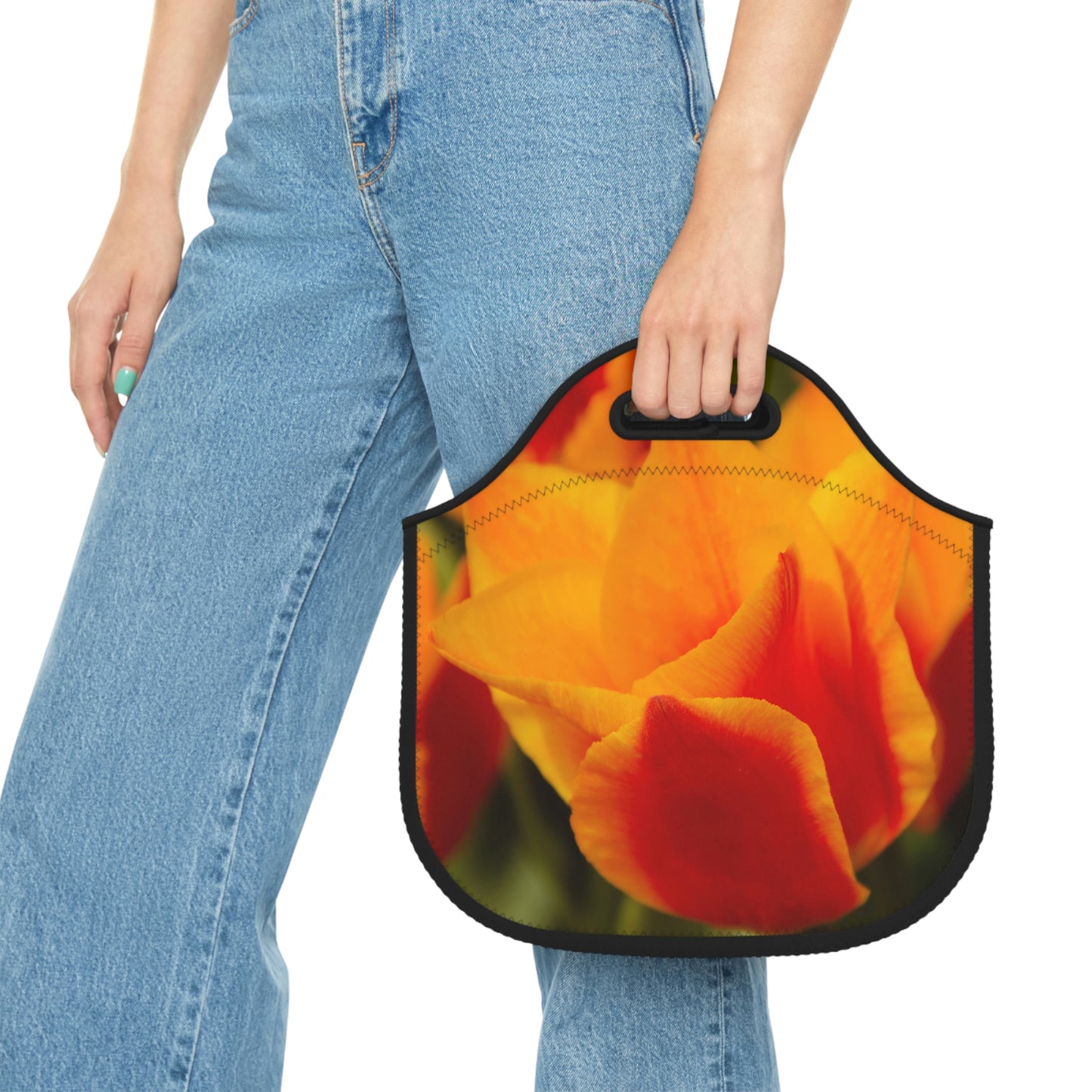 Flowers 12 Neoprene Lunch Bag