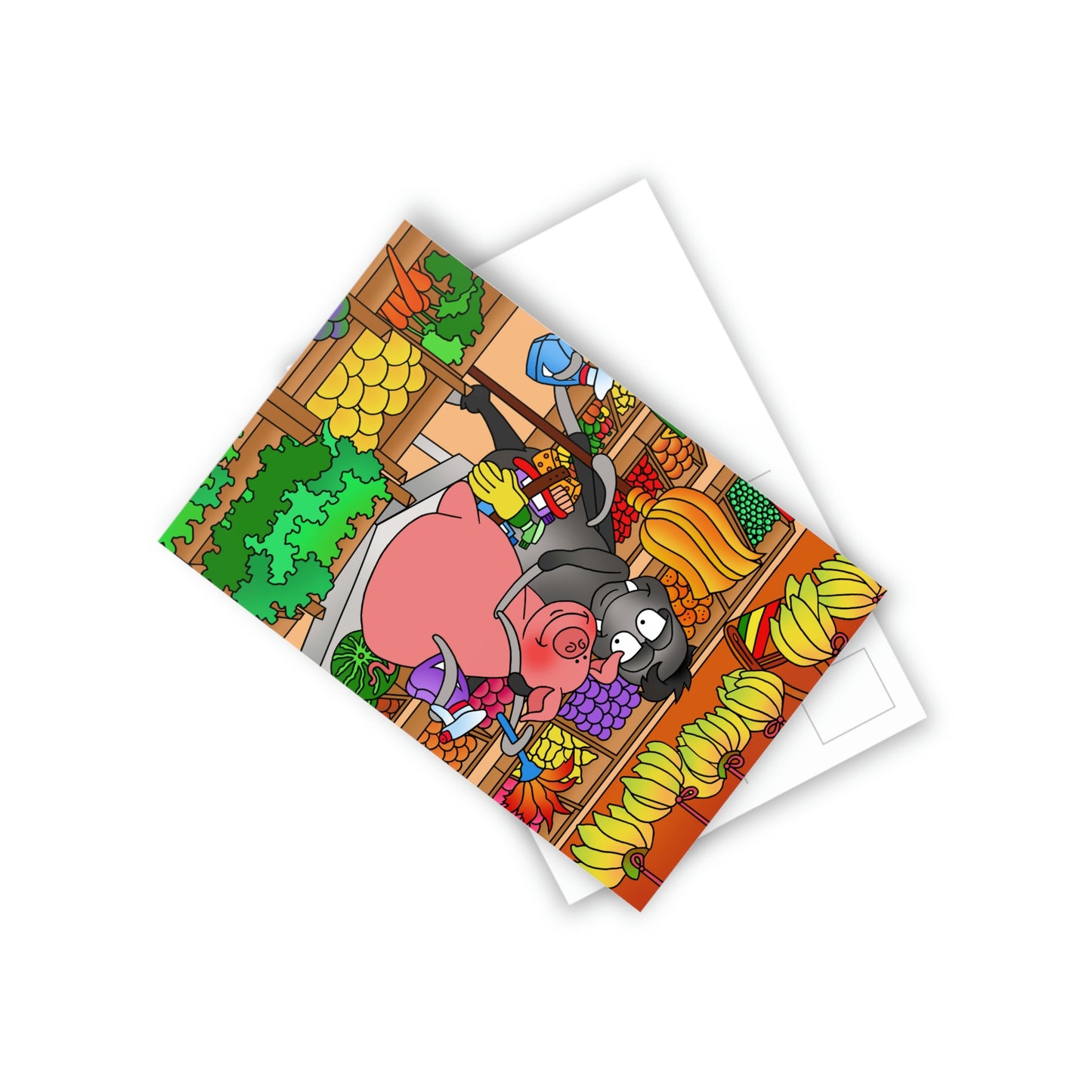 Anansi and the Market Pig Postcards (10pcs)