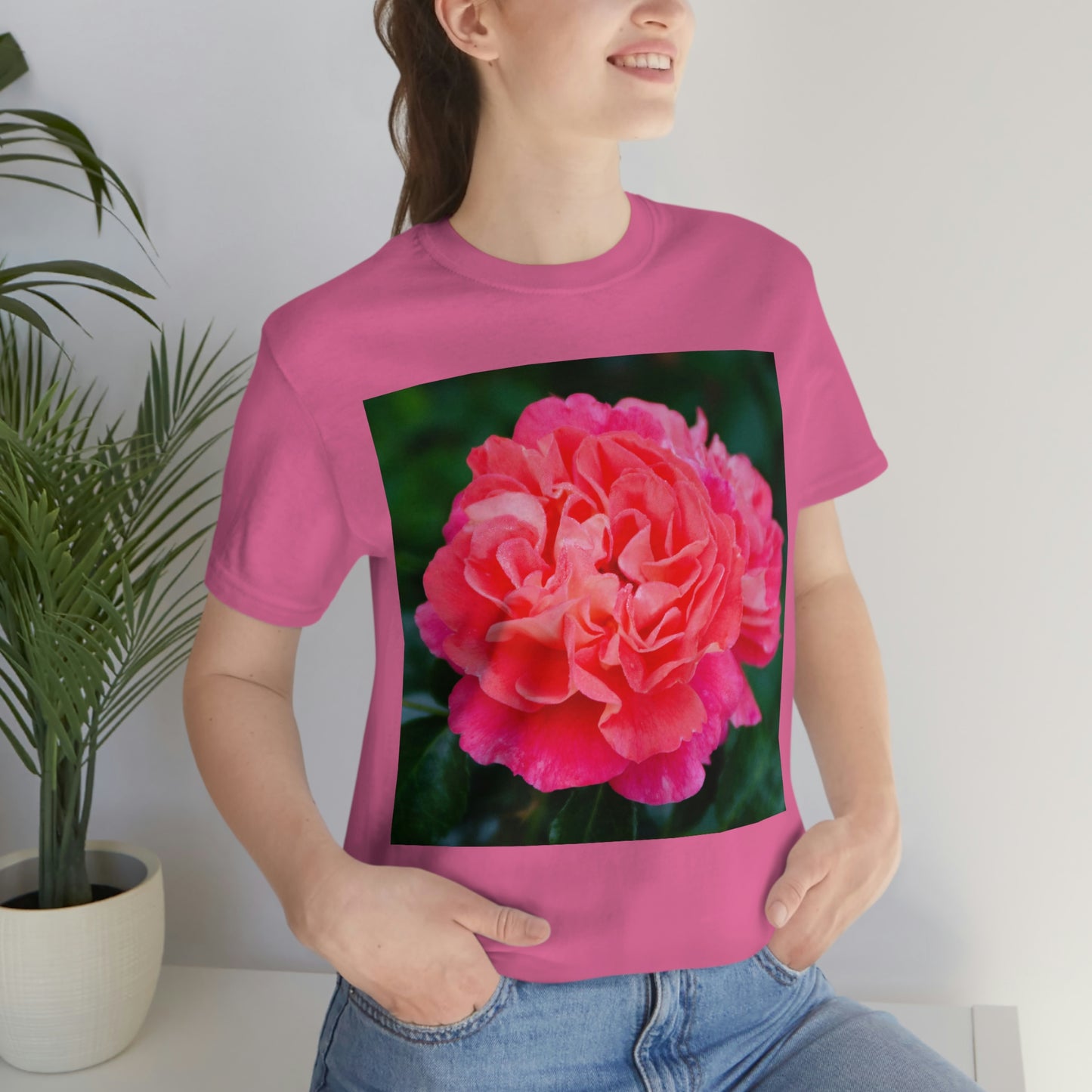 Flowers 08 Unisex Jersey Short Sleeve Tee