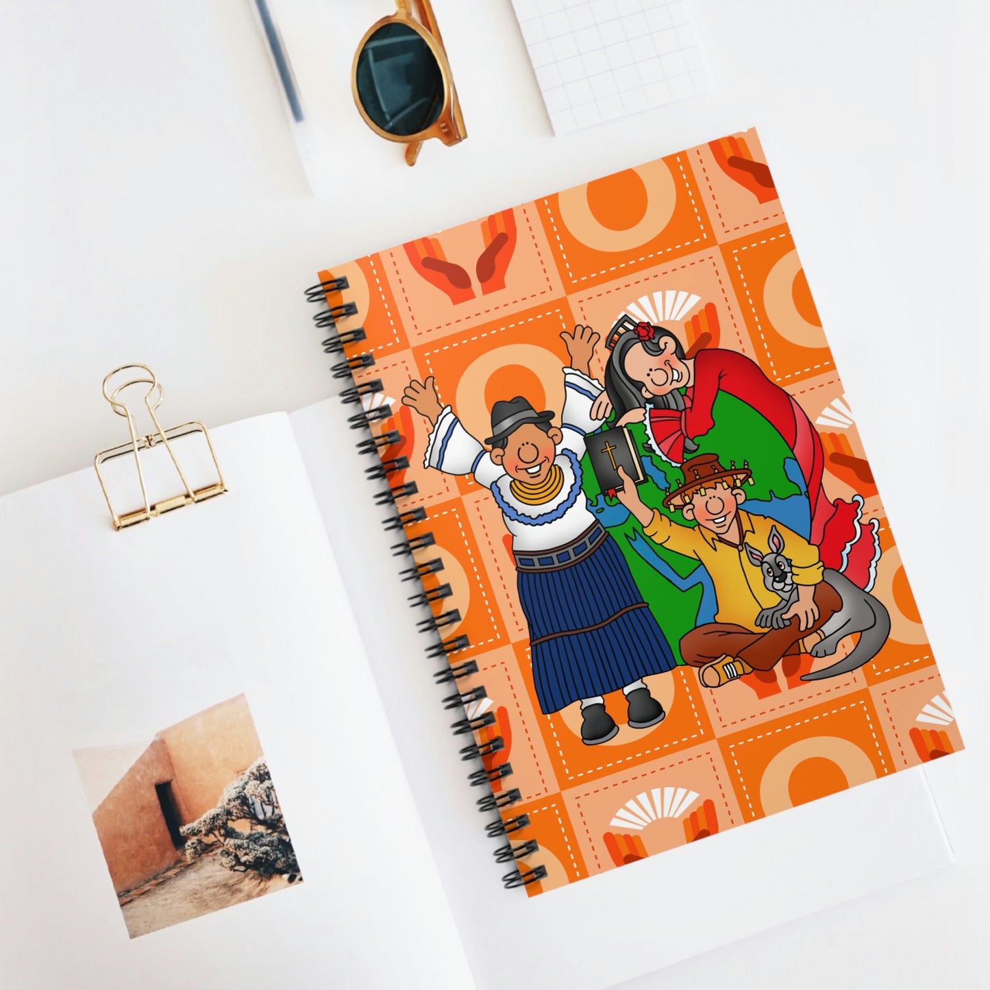 The Bible as Simple as ABC O Spiral Notebook - Ruled Line