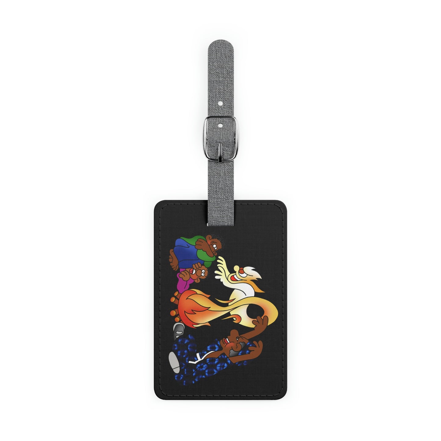Once Upon West Africa!! Saffiano Polyester Luggage Tag, Rectangle