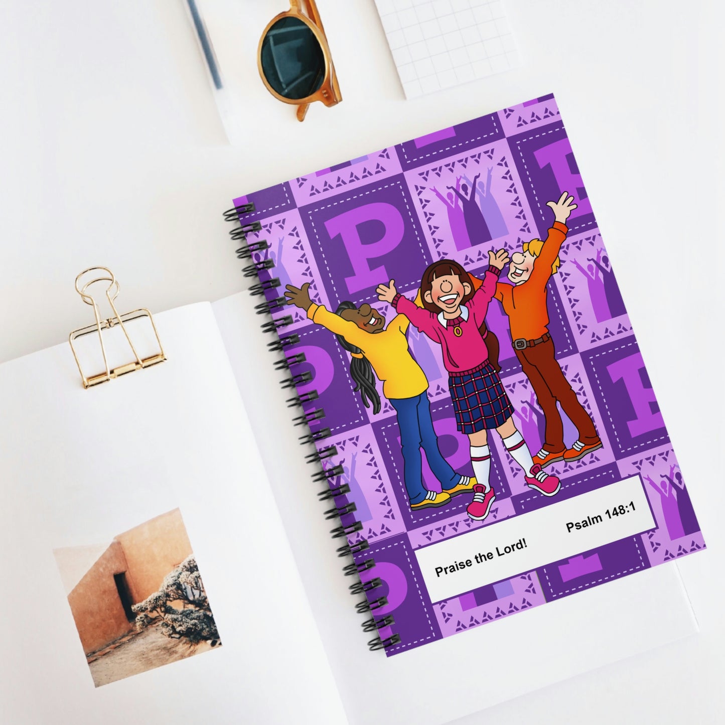 The Bible as Simple as ABC P Spiral Notebook - Ruled Line