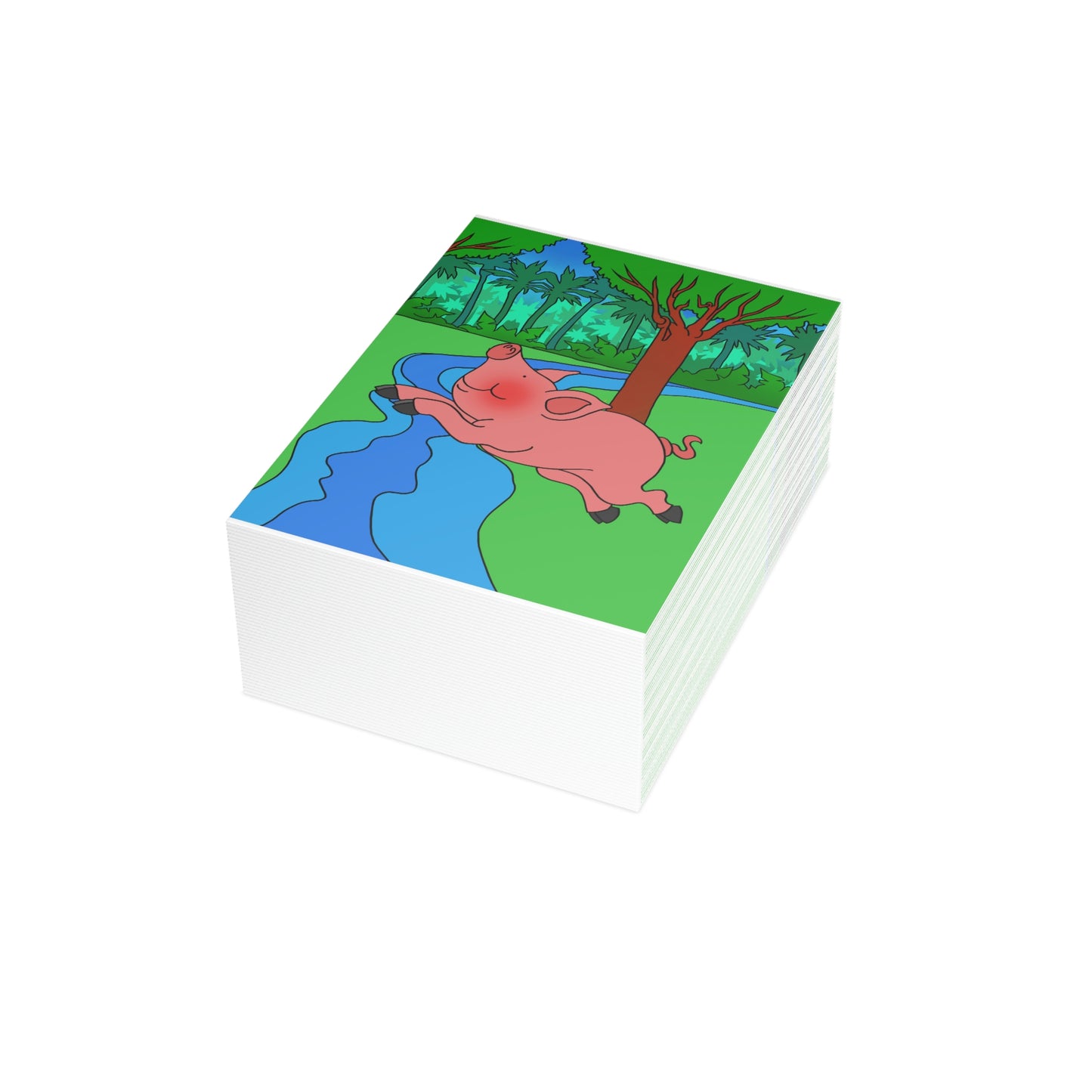 Anansi and the Market Pig! Greeting Card Bundles (envelopes not included)