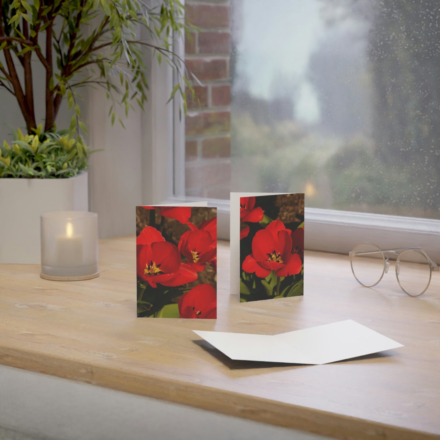 Flowers 05 Greeting Cards (1, 10, 30, and 50pcs)