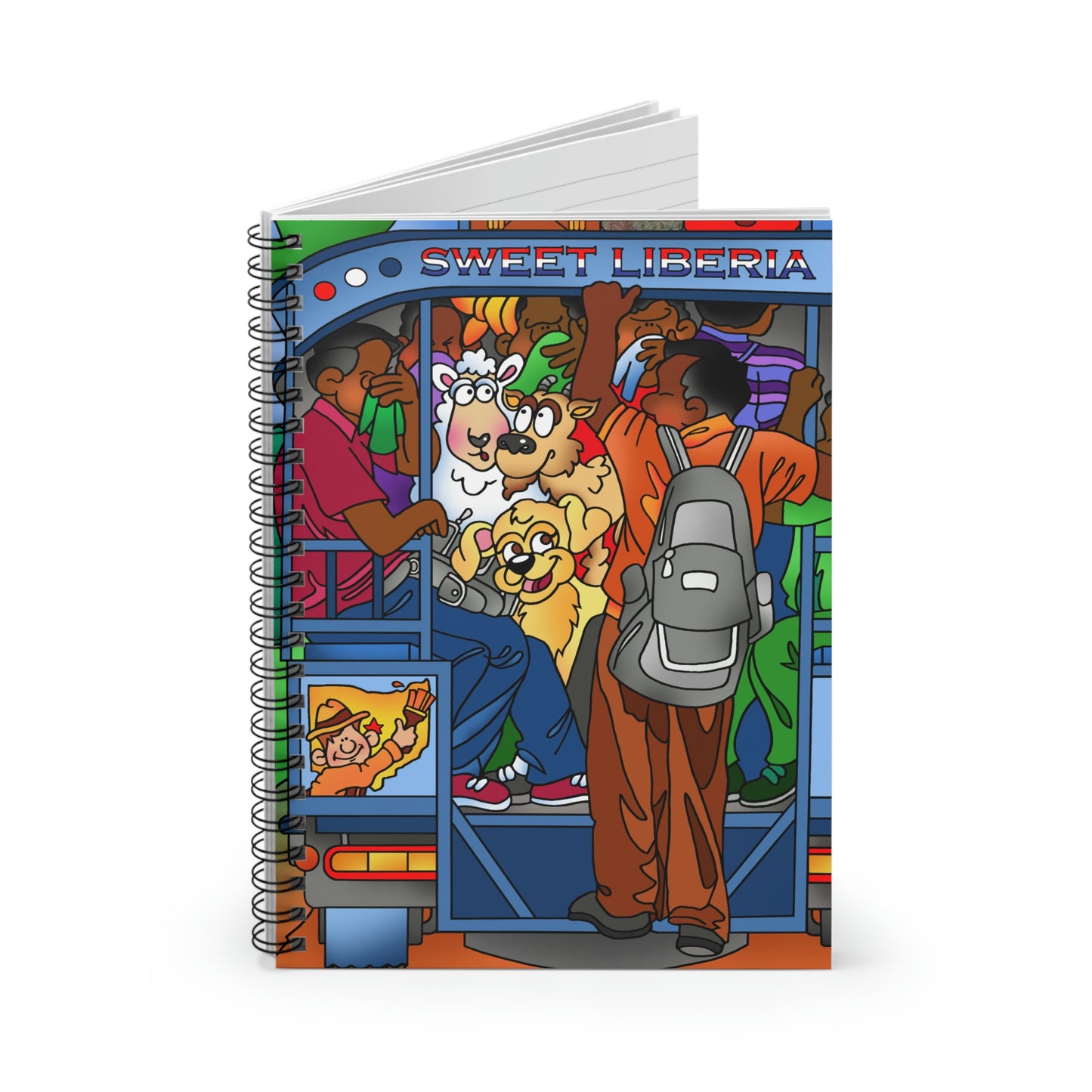 Once Upon West Africa! Spiral Notebook - Ruled Line