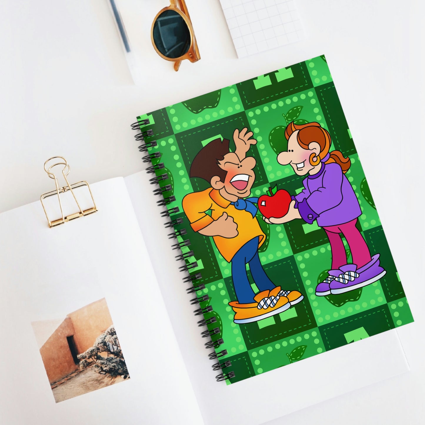 The Bible as Simple as ABC A Spiral Notebook - Ruled Line