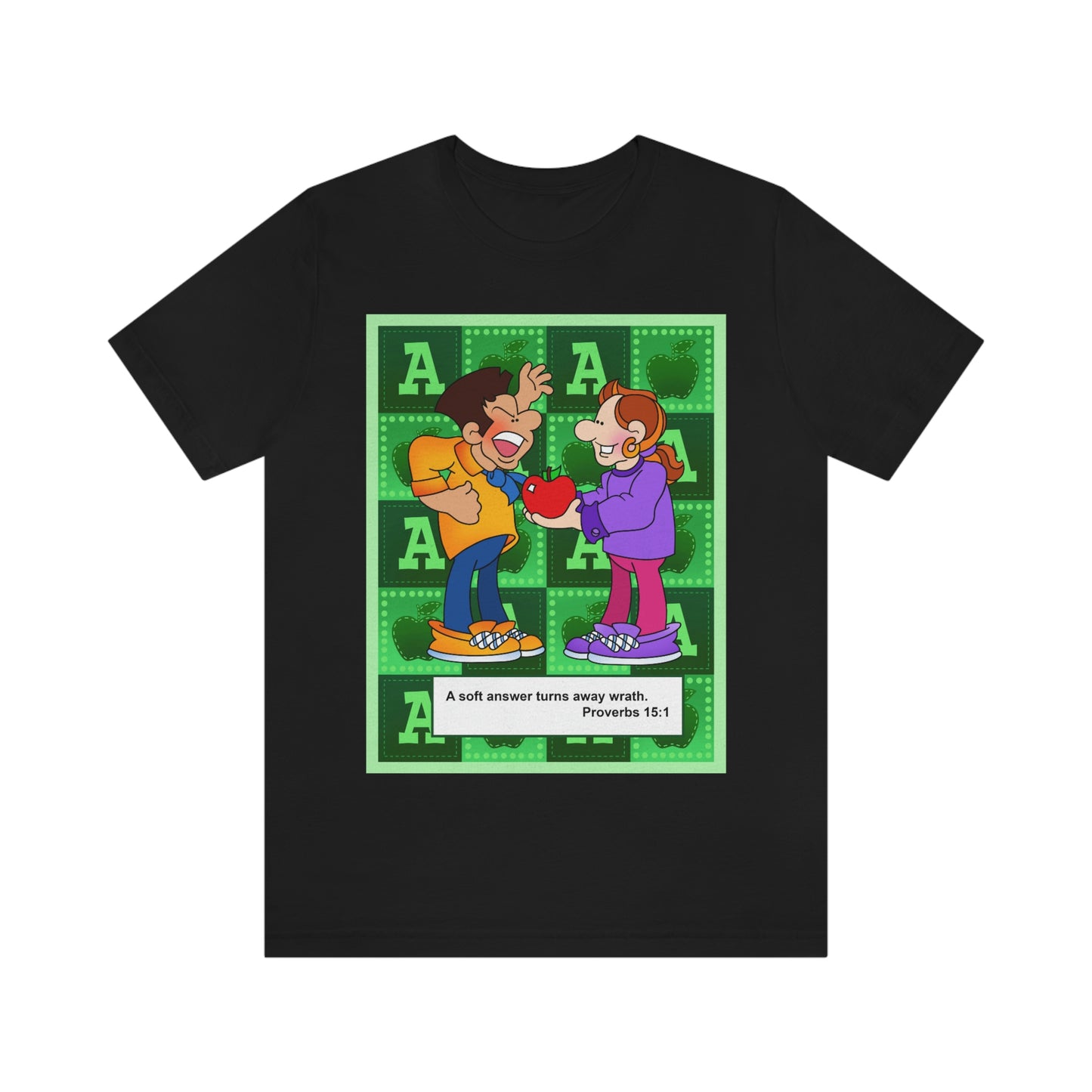 The Bible as Simple as ABC A Unisex Jersey Short Sleeve Tee