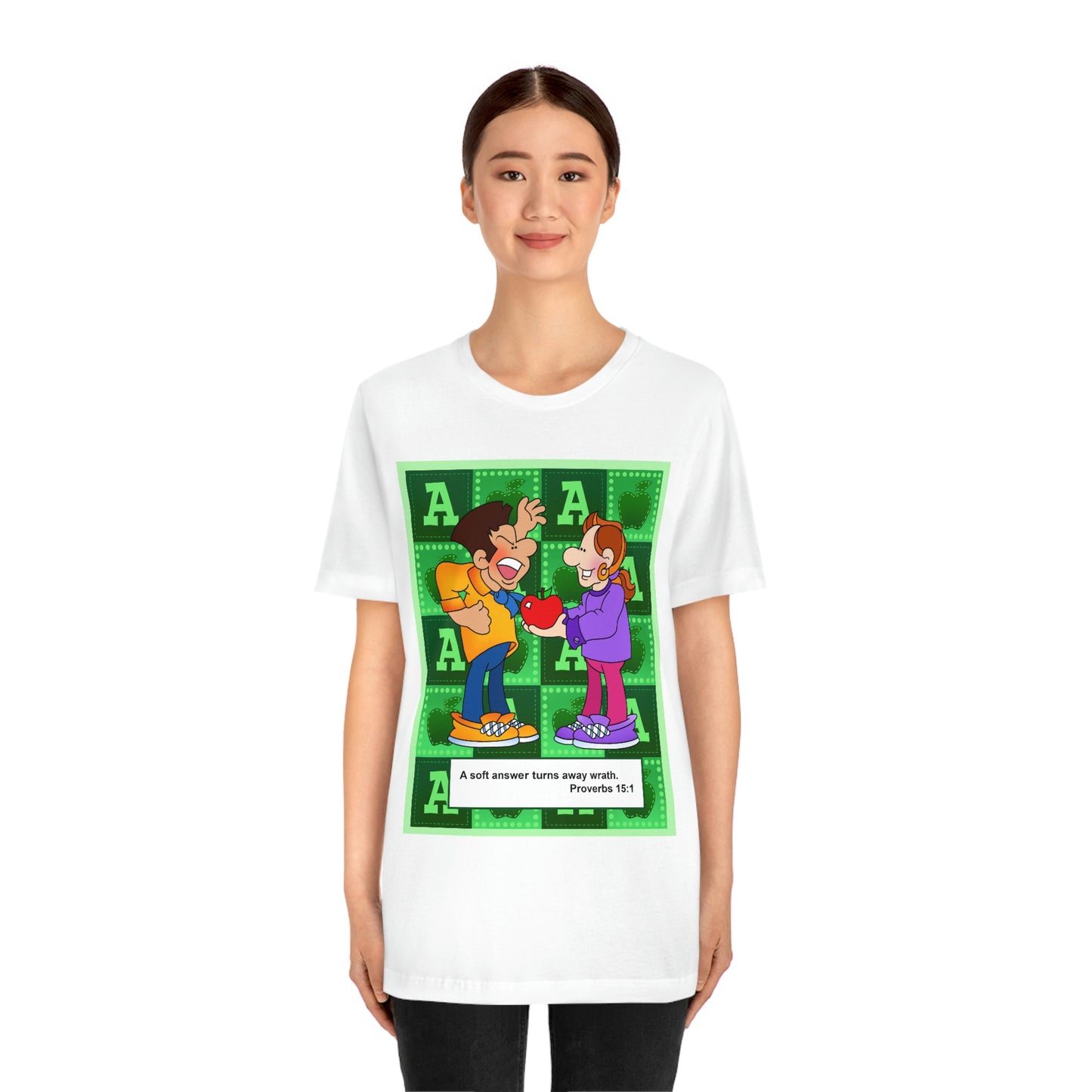 The Bible as Simple as ABC A Unisex Jersey Short Sleeve Tee