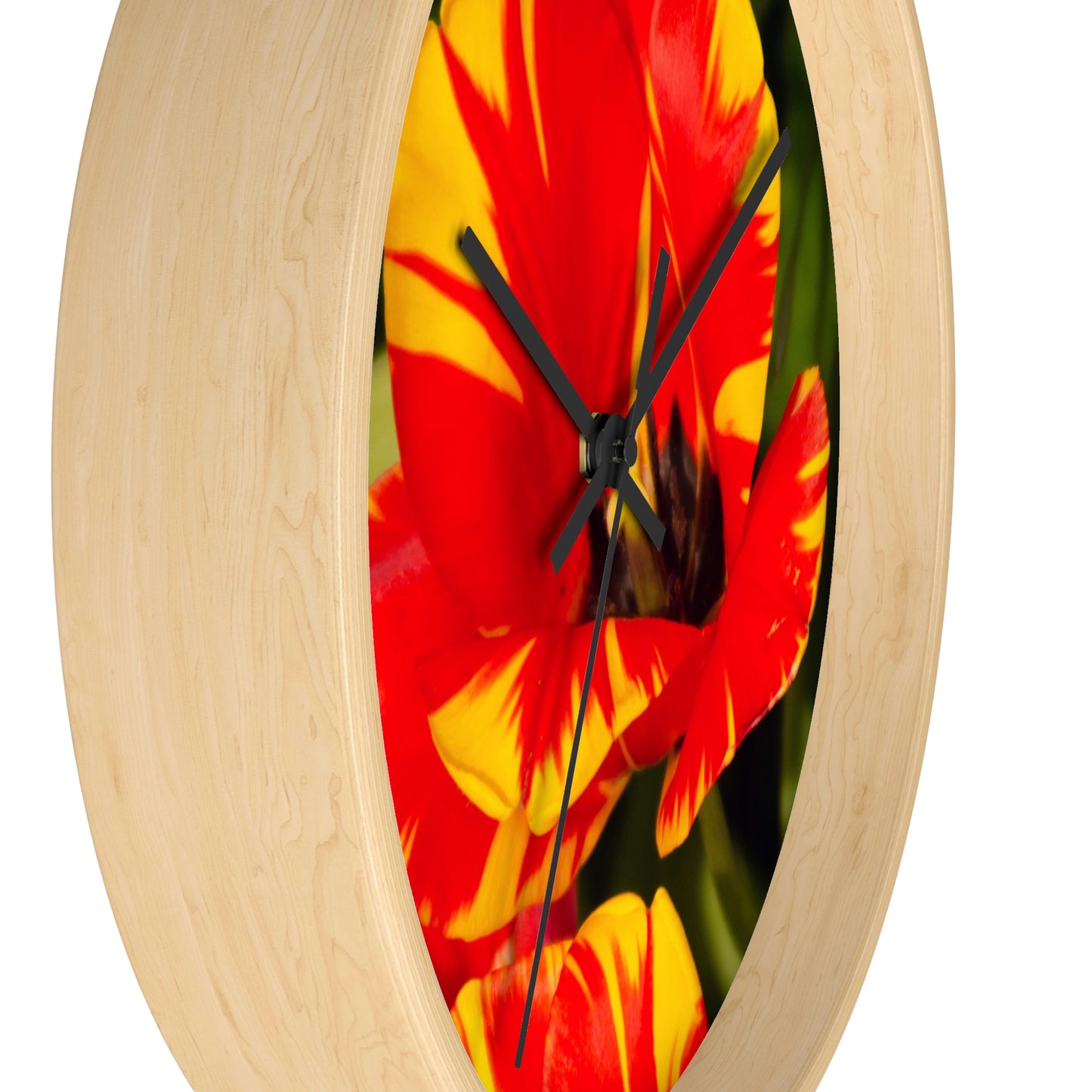 Flowers 12 Wall Clock