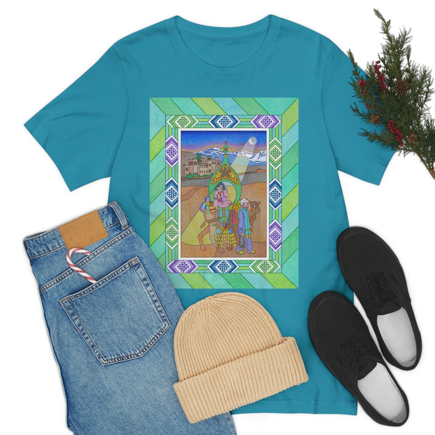 The Stone at the Door! Unisex Jersey Short Sleeve Tee