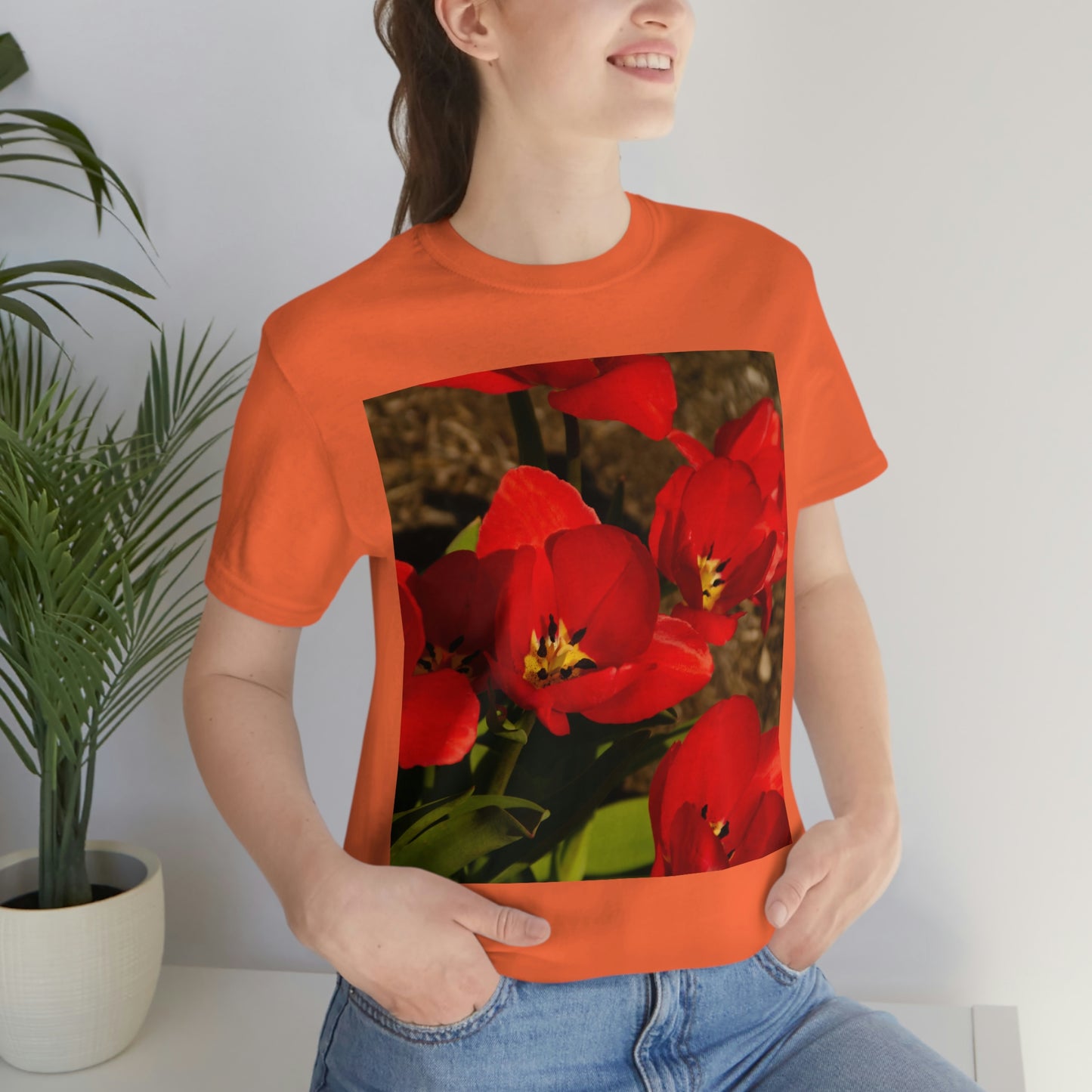 Flowers 05 Unisex Jersey Short Sleeve Tee