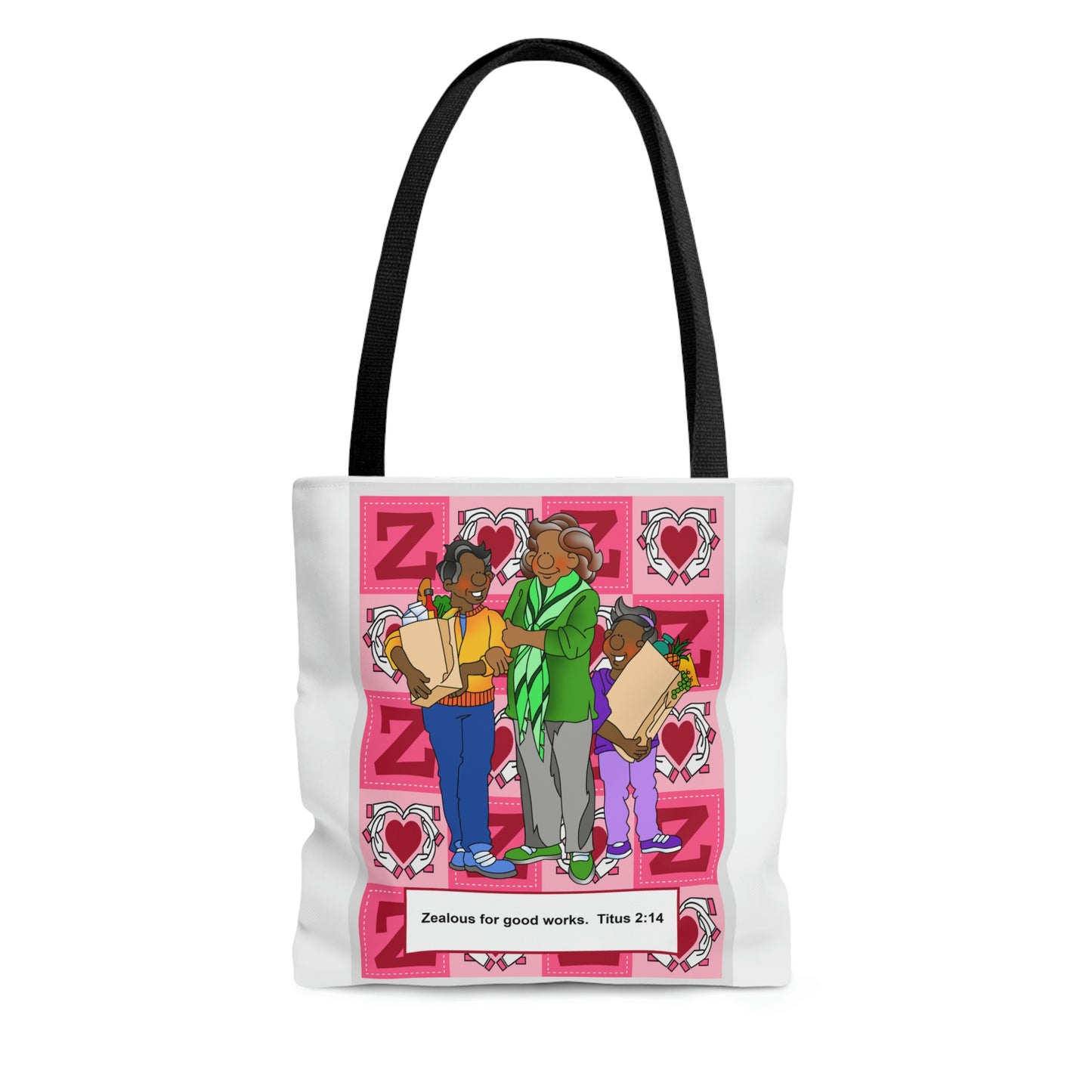 The Bible as Simple as ABC Z AOP Tote Bag