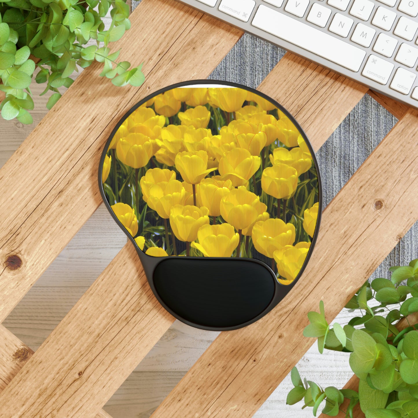 Flowers 23 Mouse Pad With Wrist Rest