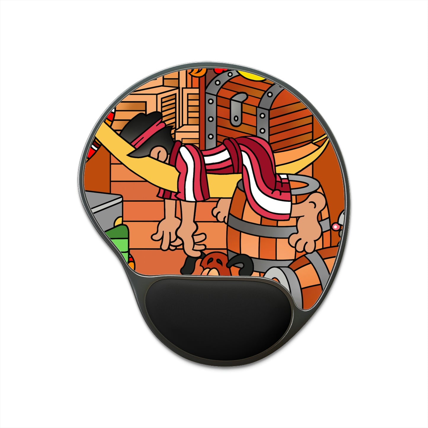 The Story of Jonah! Mouse Pad With Wrist Rest