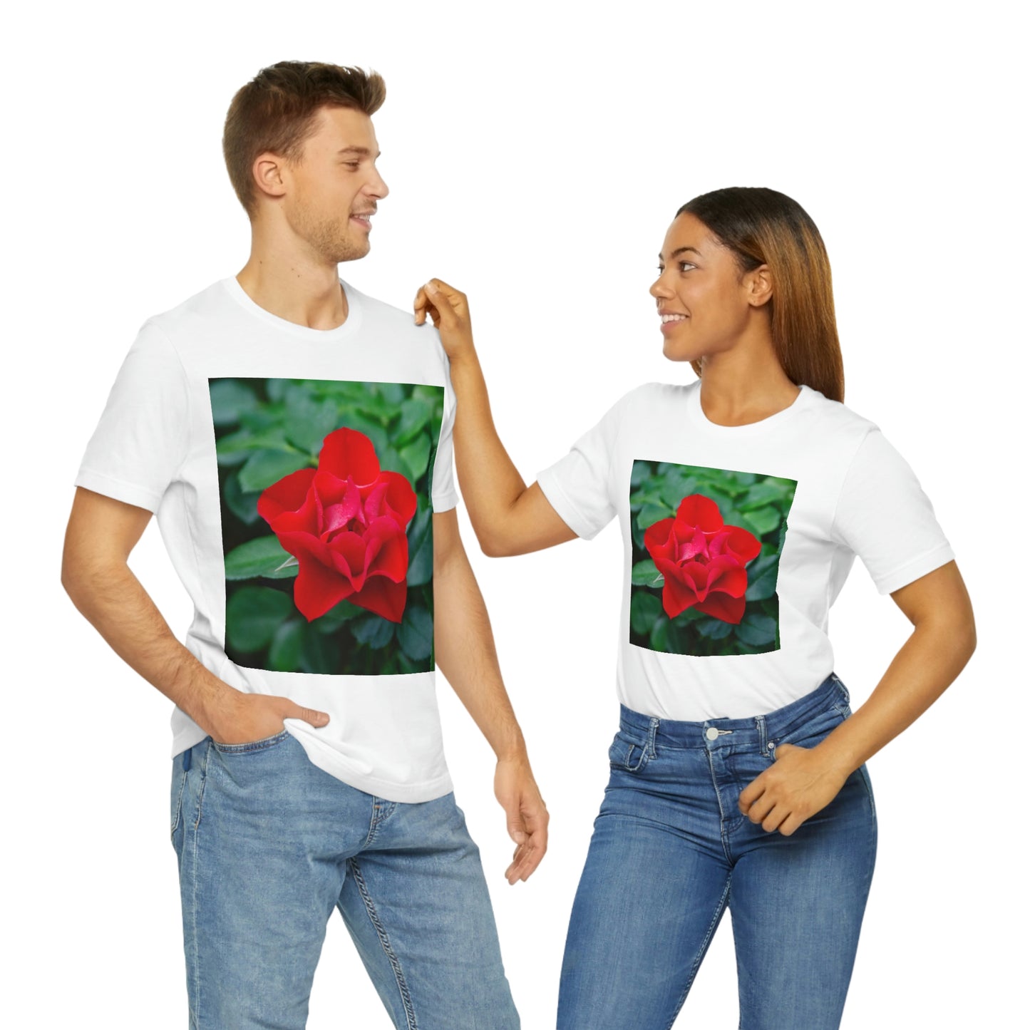 Flowers 07 Unisex Jersey Short Sleeve Tee