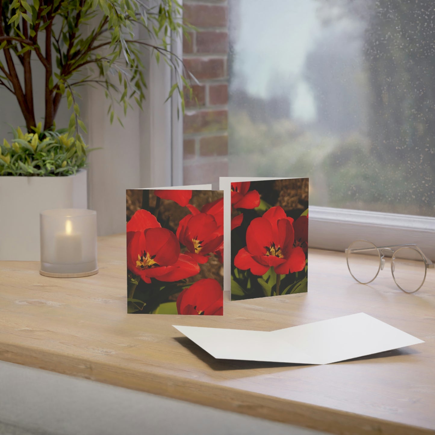 Flowers 05 Greeting Cards (1, 10, 30, and 50pcs)