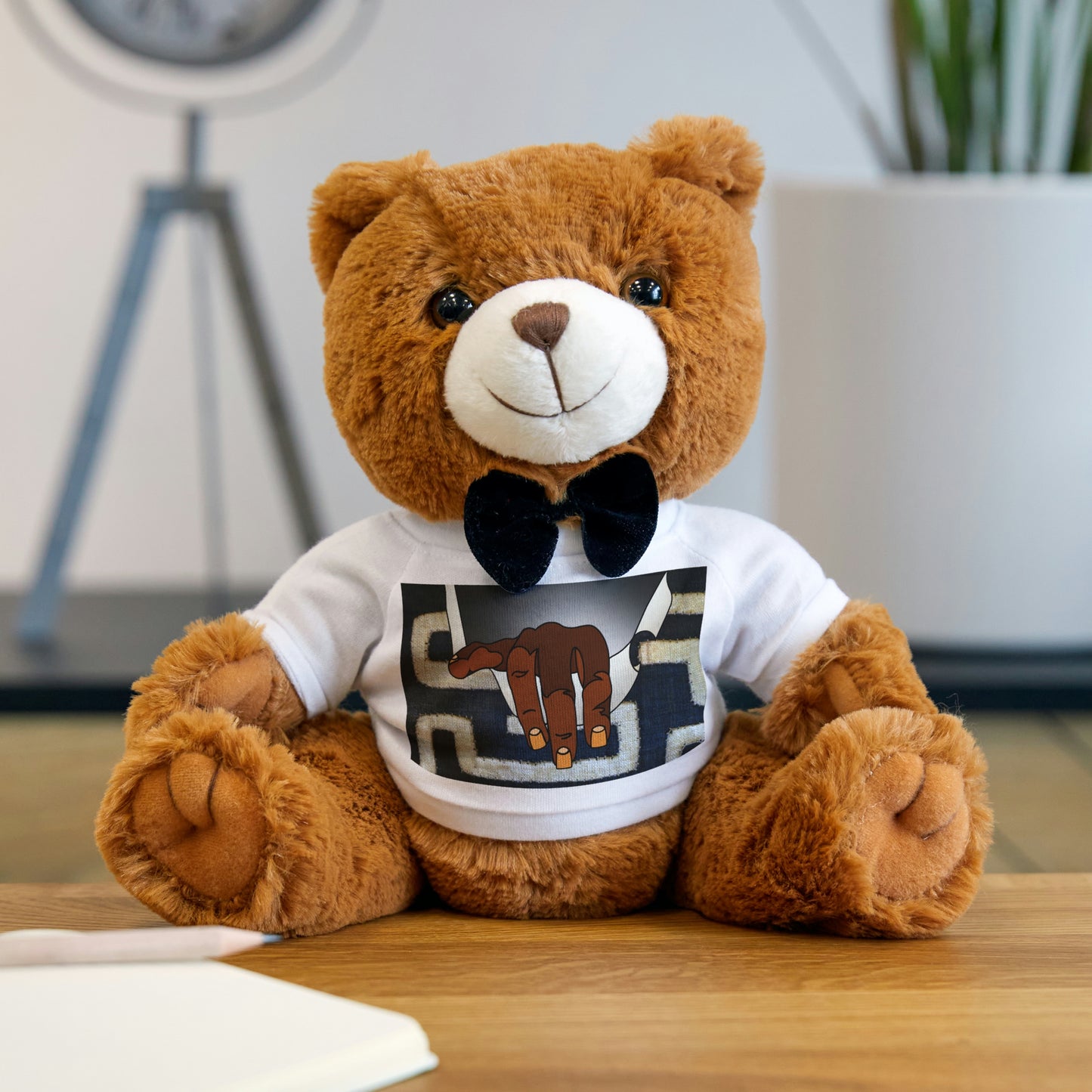 A Show of Hands! Teddy Bear with T-Shirt